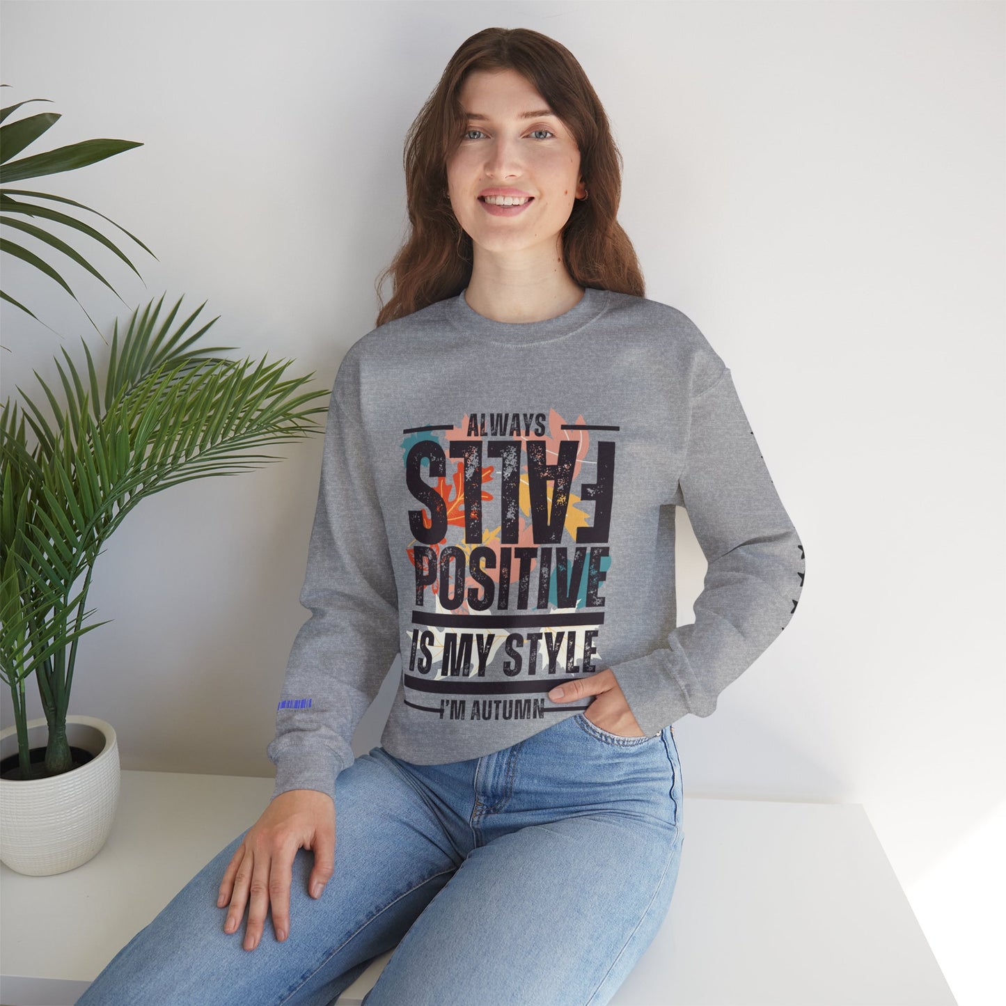 Unisex Heavy Blend™ Crewneck Sweatshirt_ N2+ Series UHBCSS PT2WW027_ Limited Edition Pure Luxury By WesternWaves: