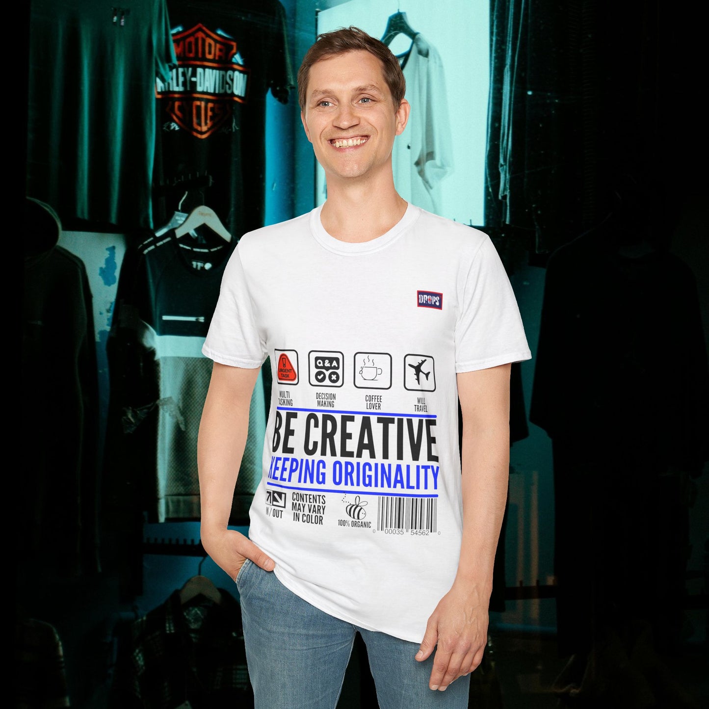 Unisex Softstyle T-Shirt_ N2+ Series USSTS FT2WW007_ Redefine Relaxation Limited Edition by WesternWaves: