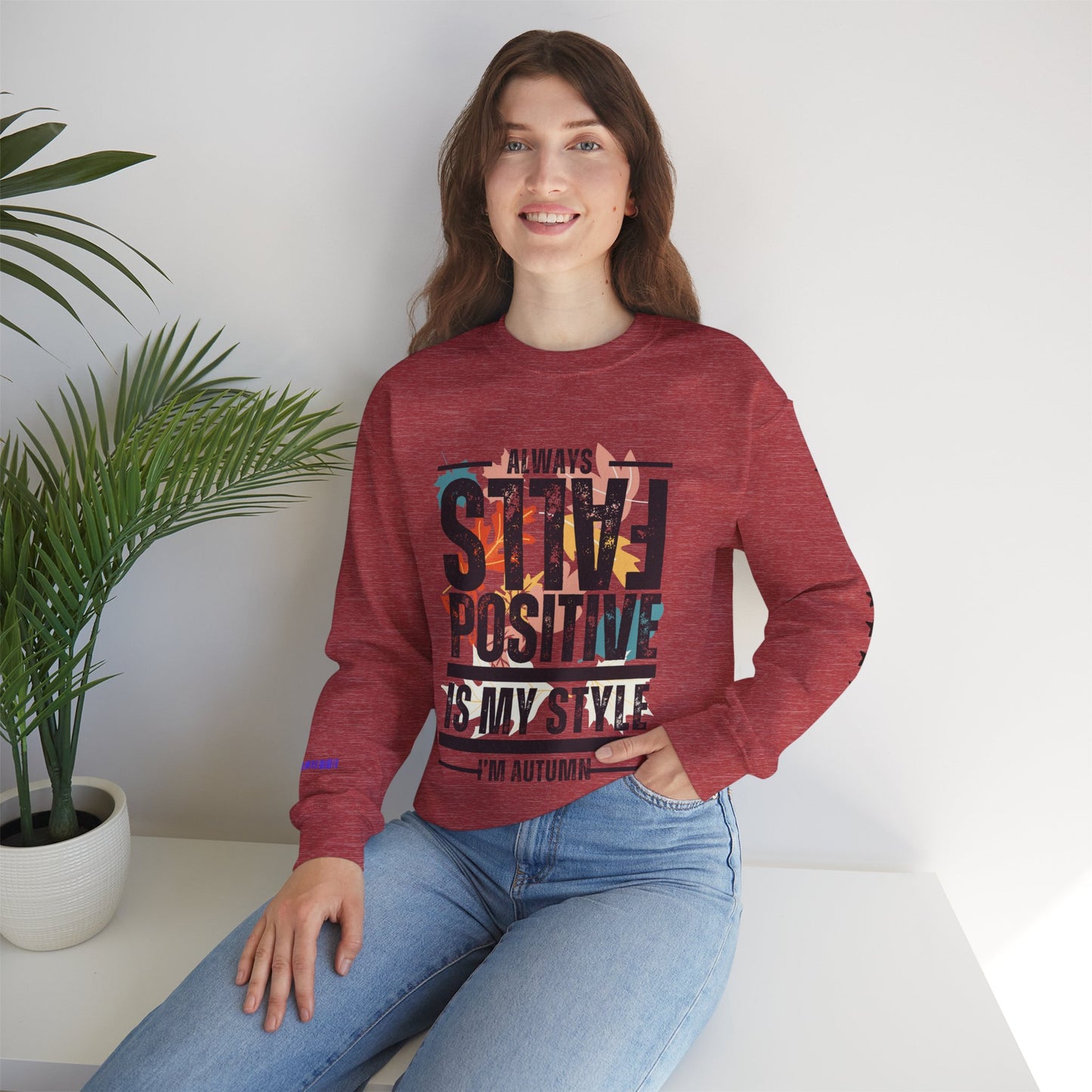Unisex Heavy Blend™ Crewneck Sweatshirt_ N2+ Series UHBCSS PT2WW027_ Limited Edition Pure Luxury By WesternWaves: