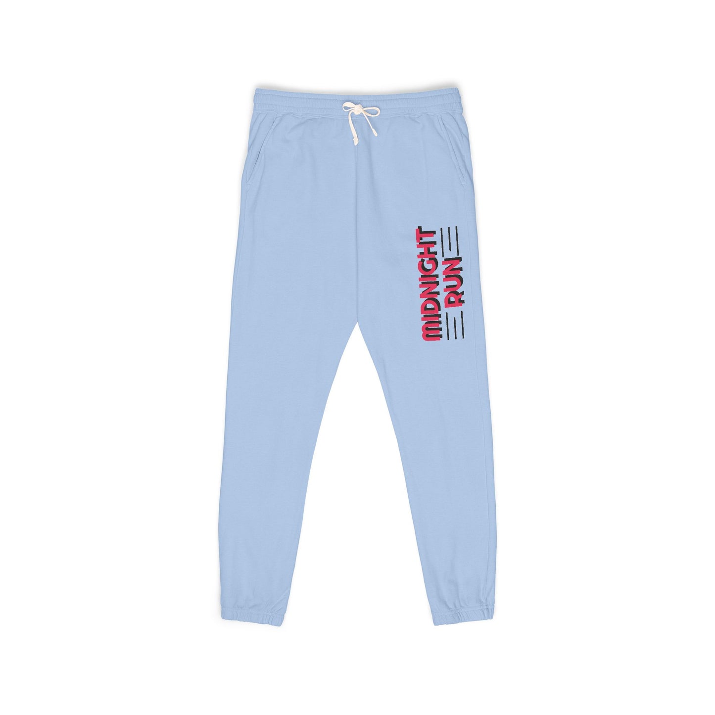 Unisex Fleece Sweatpants with Playful Design_ Series UWD 080_ Limited Edition Cozy Lounge Pants by WesternWaves: