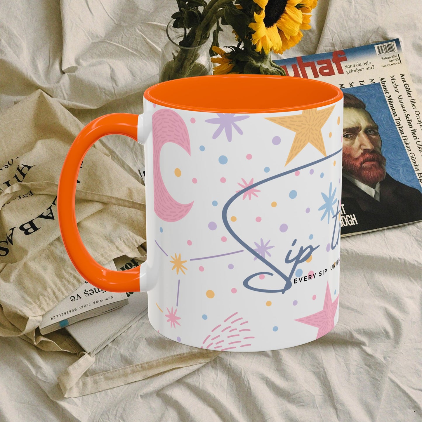 Accent Coffee Mug (11, 15oz) _ N3+ Series ACMUG PT2WW007_ Limited Edition Blend Style & Functionality by WesternWaves: