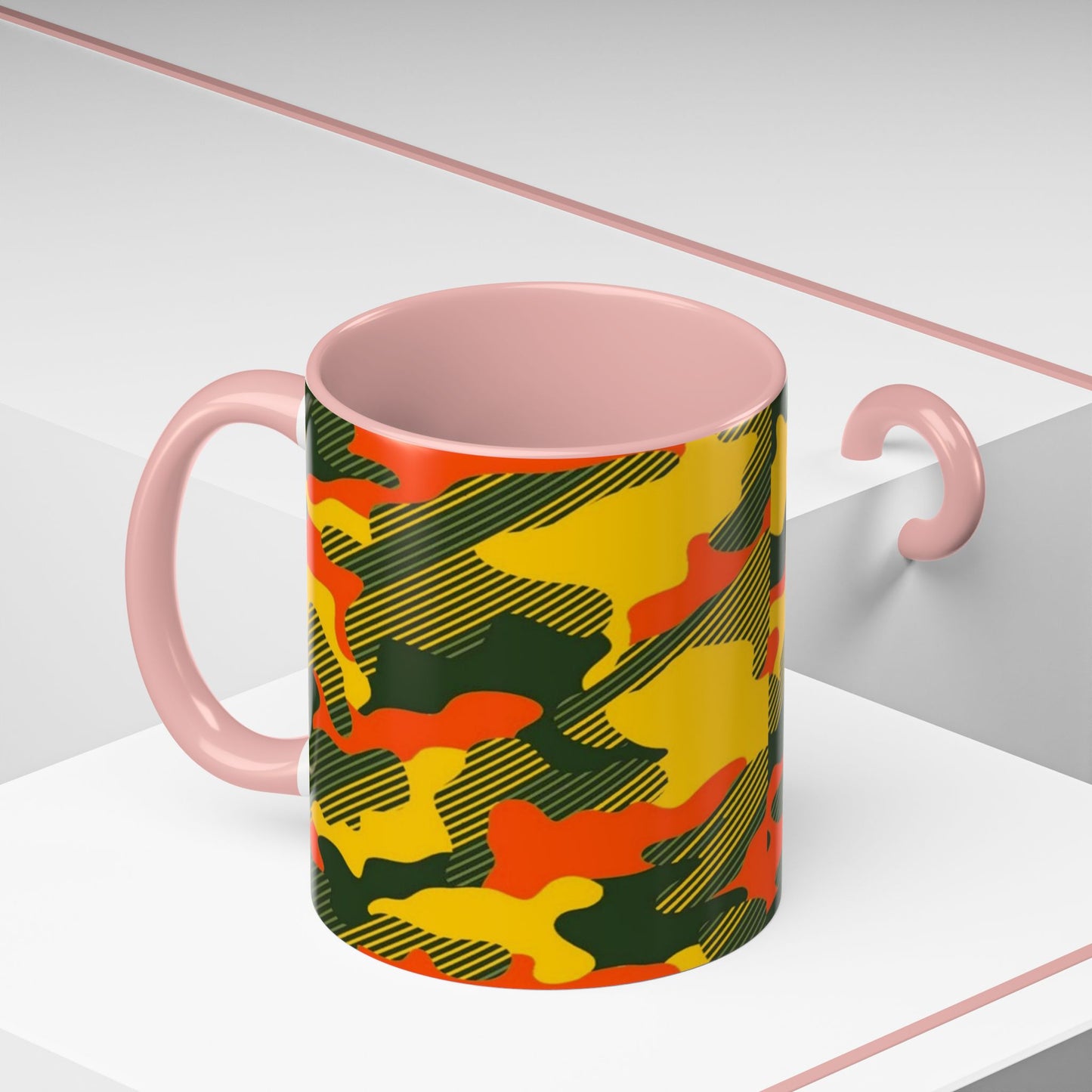 Accent Coffee Mug 11oz, 15 oz_ N2 Series ACM11OZ PT2WW001_ Vibrant Limited Edition Design by WesternWawes