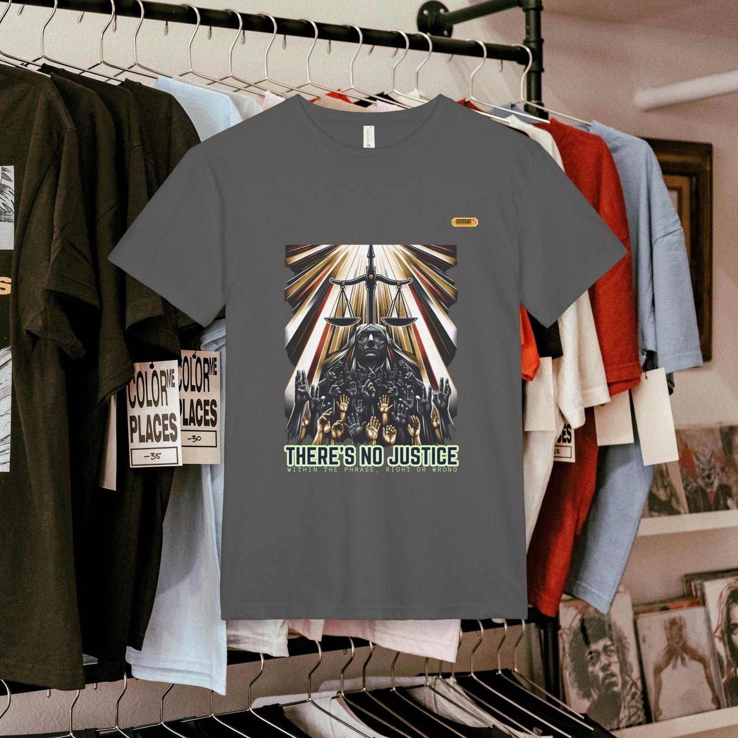 Unisex Sueded T-Shirt_ N8* Series USSTSHIRT_ Limited Edition Casual Elegance by WesternWaves: