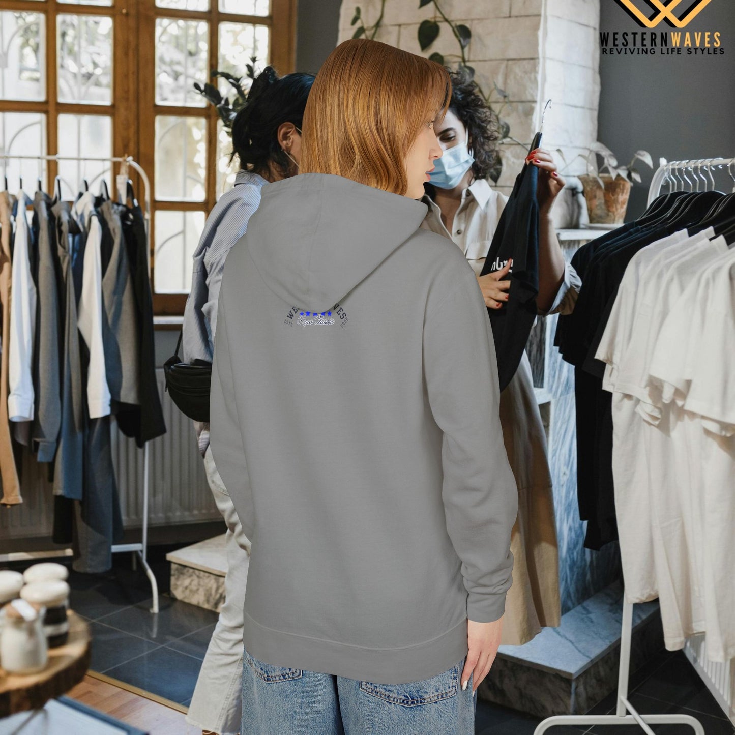 Unisex Lightweight Hooded Sweatshirt – N2* Series USLWHSS PT2WW027_ Limited Edition Crafted Comfort by WesternWaves: