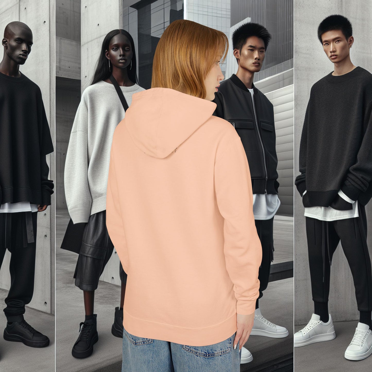 Unisex Lightweight Hooded Sweatshirt_ Series UWD 0052_ Limited Edition Streetwear Classic by WesternWaves: