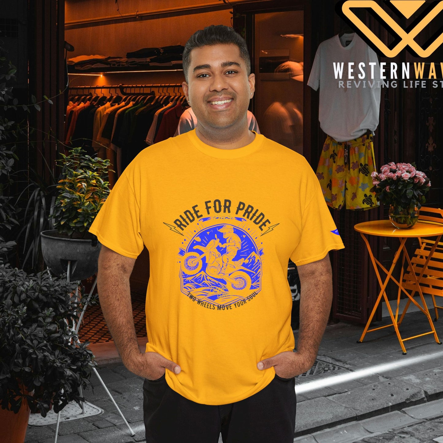 Unisex Heavy Cotton Tee_ Crafted from premium 100% cotton_ N3+ Series UHCT PT2WV004_ Limited Edition by WesternWaves: