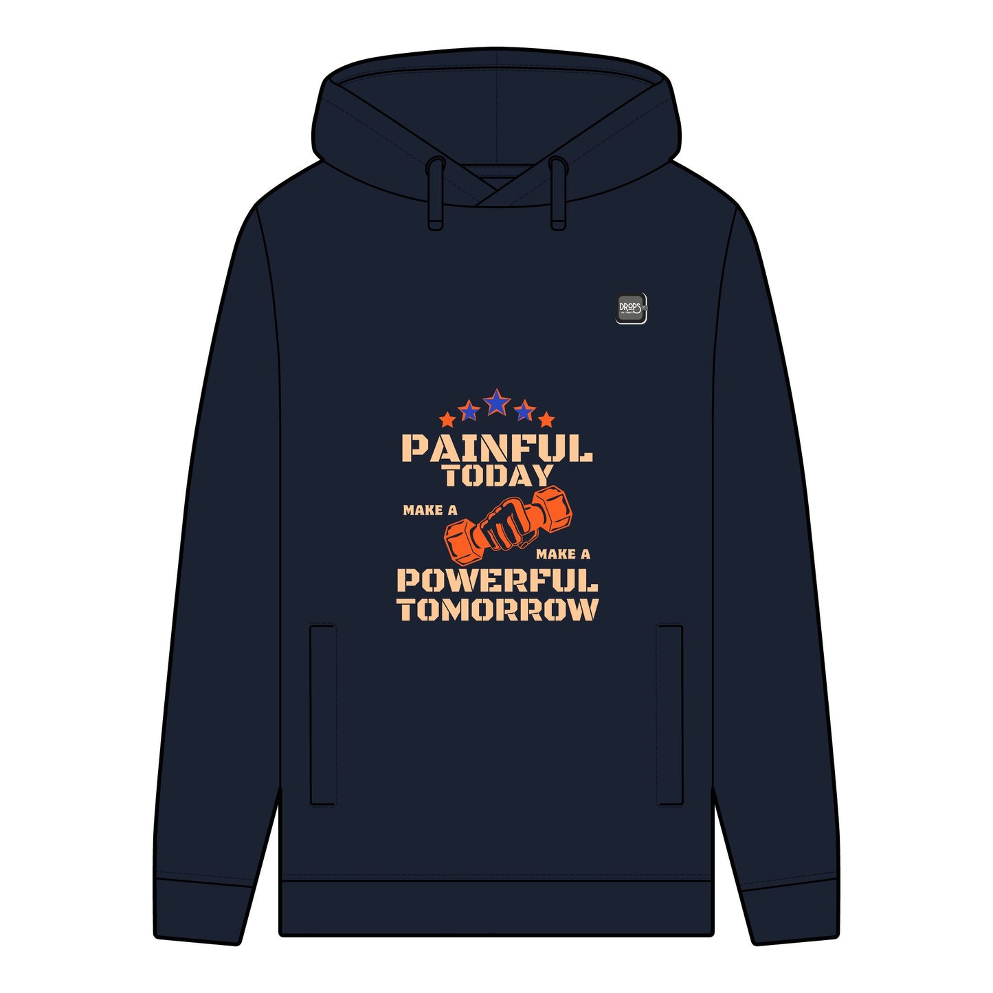 Men's Organic Hoodie_ N7+ Series MOHOODIE PT2WW001_ Limited Edition Powerful Tomorrow by WesternWaves: