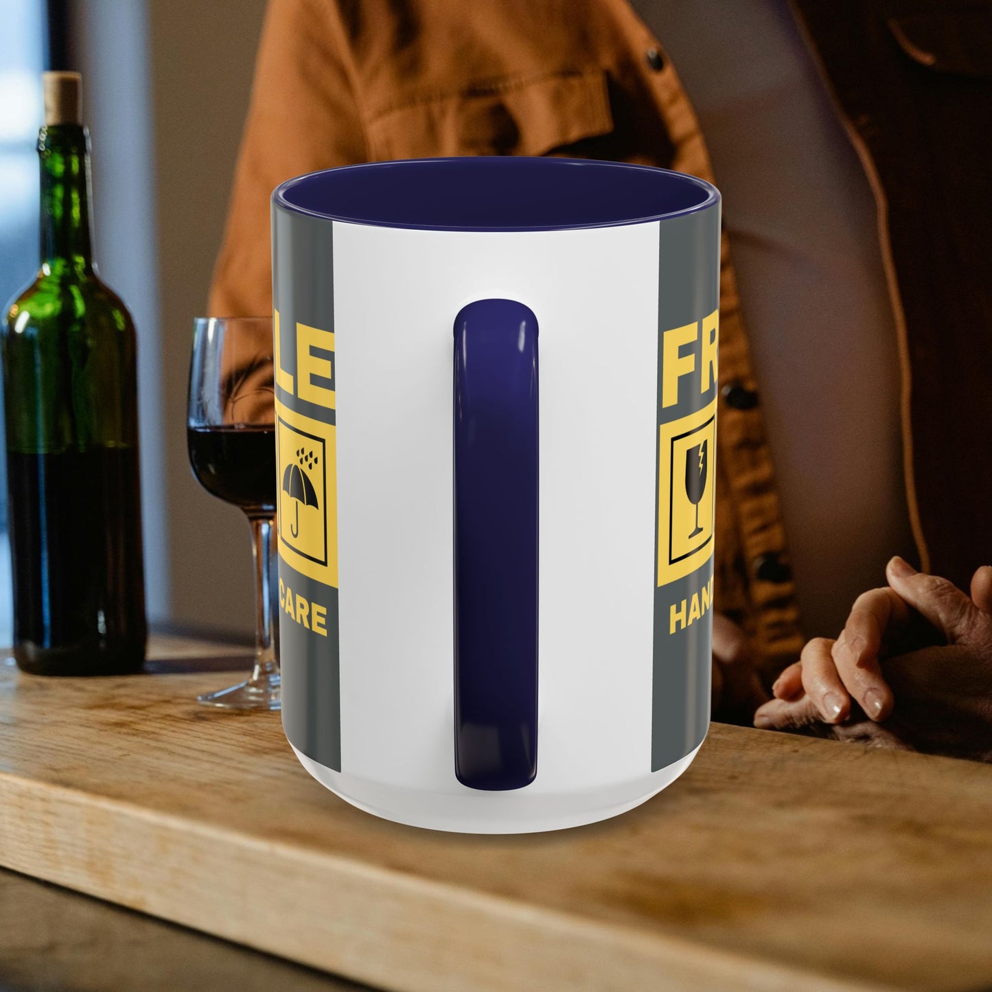 Accent Coffee Mug 11, 15oz_ N3+ Series ACM11OZ PT2WW017_ Limited Edition Perfect Blend of Style by WesternWaves: