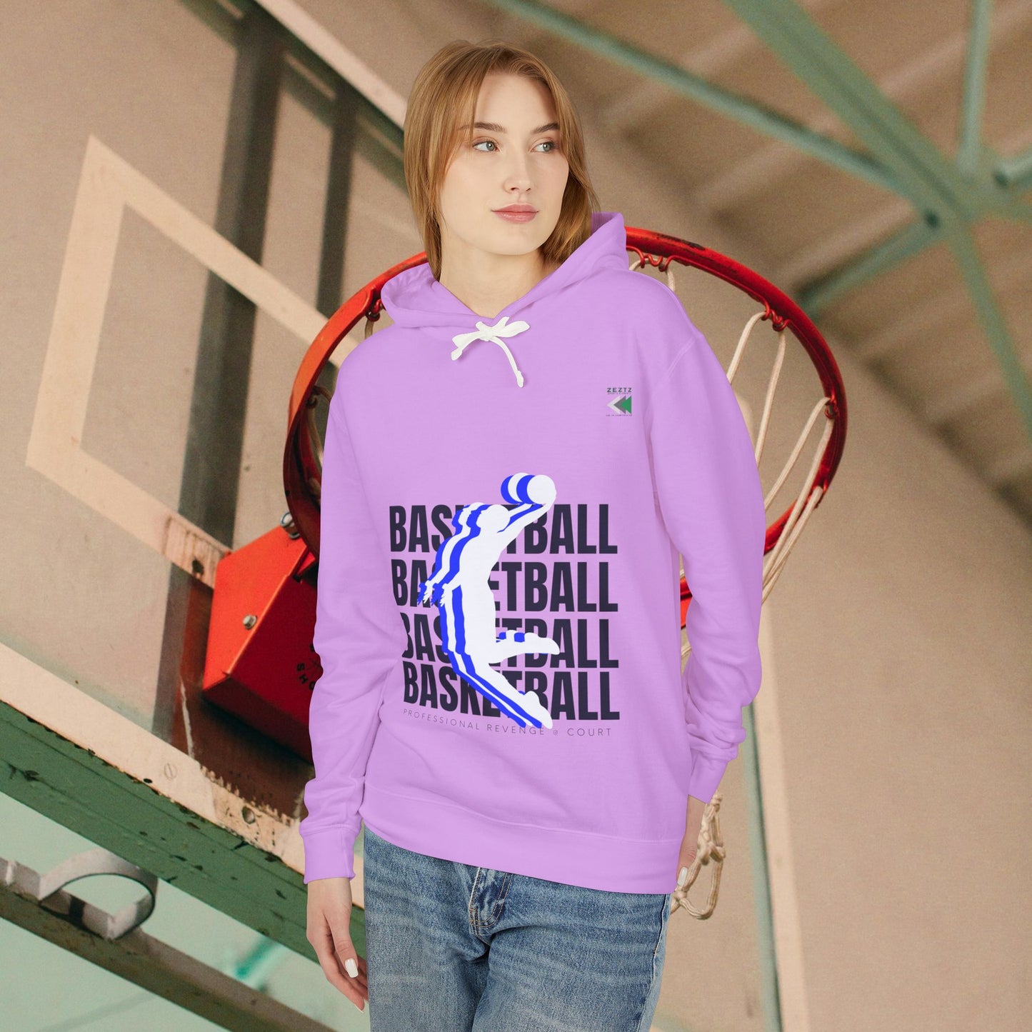 Unisex Lightweight Hooded Sweatshirt - Basketball Vibes for Sports Enthusiasts_ 02 April 2025_ 001