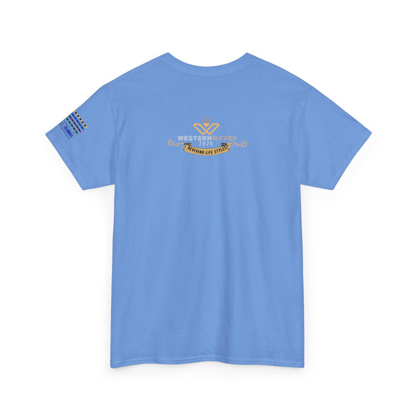 Unisex Heavy Cotton Tee_ Crafted from premium 100% cotton_ N+ Series UHCT PT2WV002_ Limited Edition by WesternWaves:
