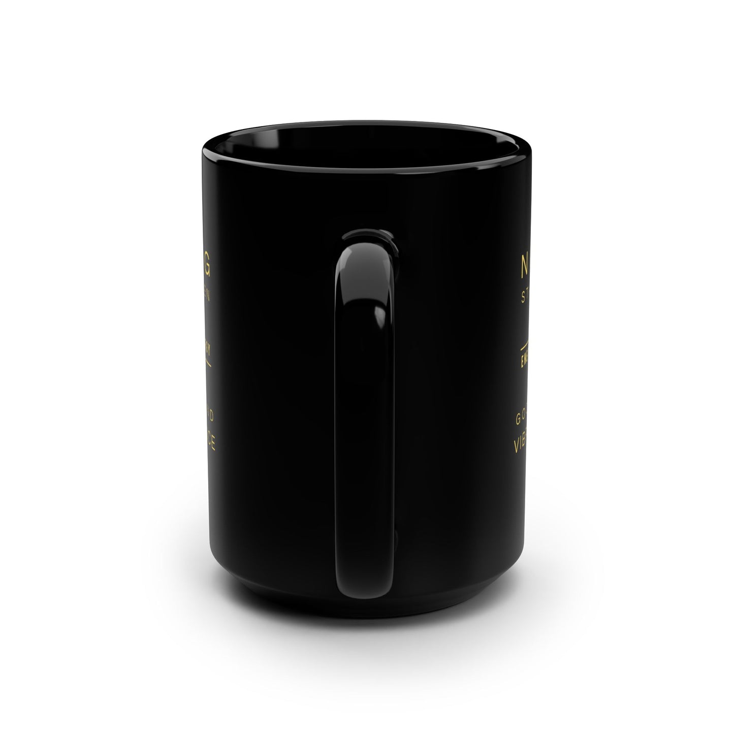 Black Mug 15oz_ N7+ Series BLACKMUG PT2WW001_ Limited Edition Stylish Mug by WesternWawes: