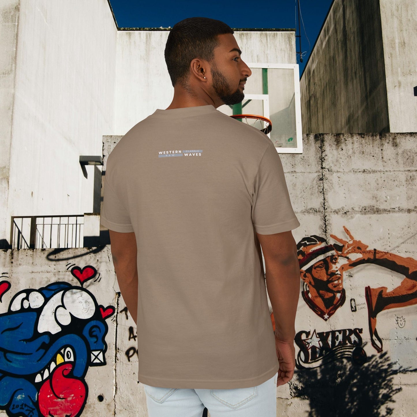 Unisex Garment-Dyed Heavyweight Cotton Tee_ N2* Series USGDHWCTEE PT2WW003_ Limited Edition Statement of Style by WesternWaves: