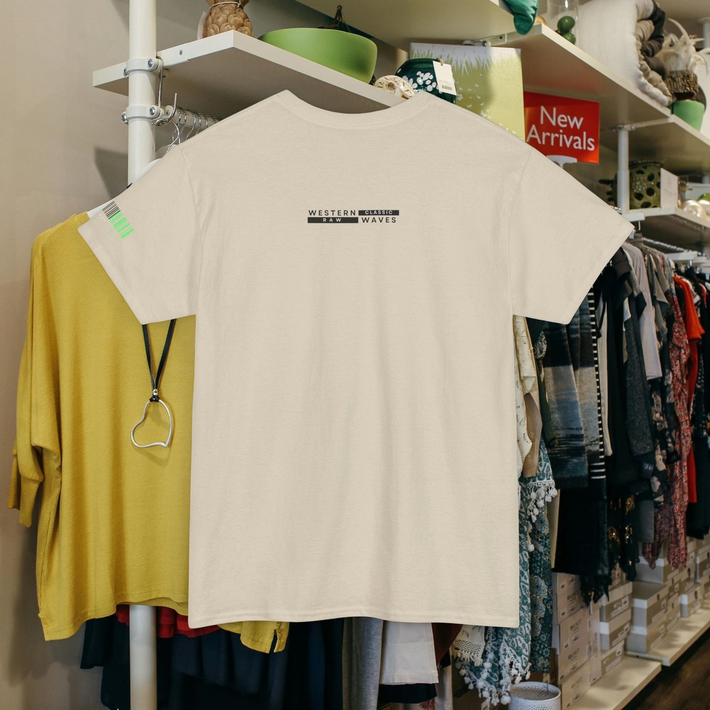 Unisex Heavy Cotton Tee_ Crafted from premium 100% cotton_ N2 Series UHCT PT2WW001_ Limited Edition Comfort & Durability by WesternWaves: