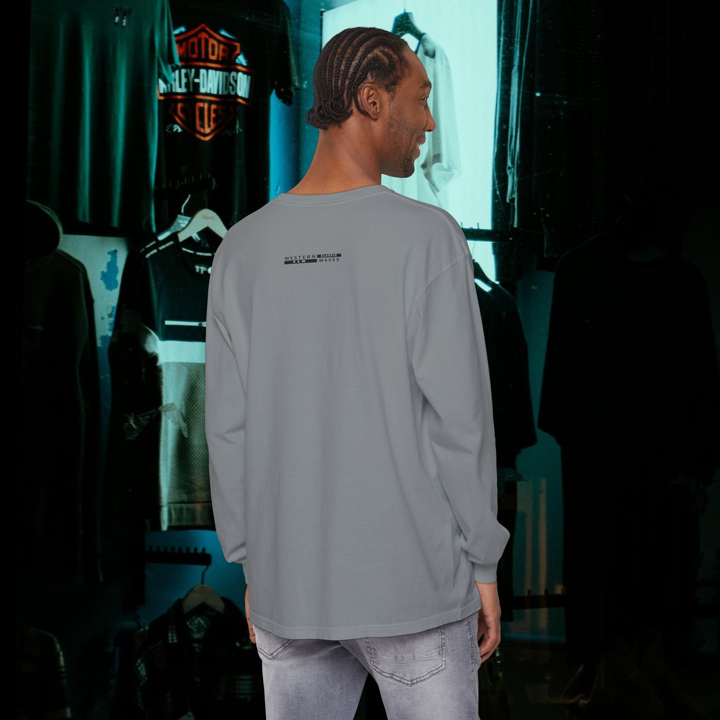 Unisex Long Sleeve T-Shirt_ N7 Series USLSTSHIRT PT2WW002_ Limited Edition Trendy Vibes by WesternWaves: