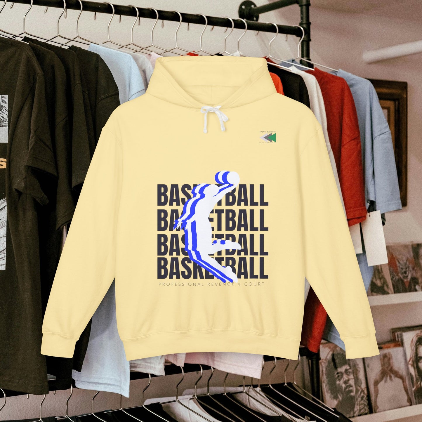 Unisex Lightweight Hooded Sweatshirt - Basketball Vibes for Sports Enthusiasts_ 02 April 2025_ 001
