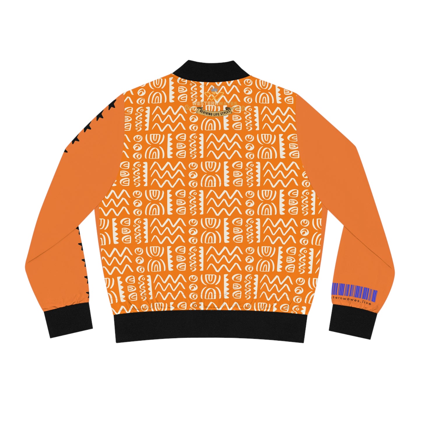 Women's Bomber Jacket (AOP)_ N2+ Series WBJAOP PT2WW002_ Fierce Feminine Flair Jacket by WesternWaves