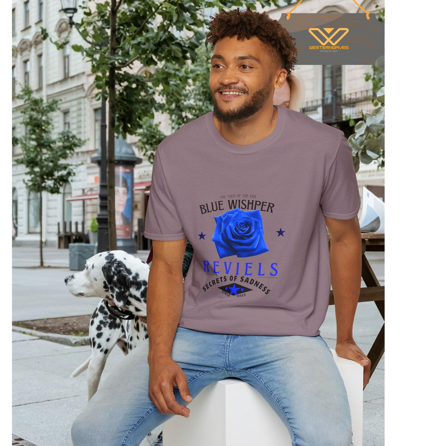 Unisex Softstyle T-Shirt_ N3+ Series USSTS FT2WW005_ Limited Edition Redefines & Relaxation by WesternWaves: