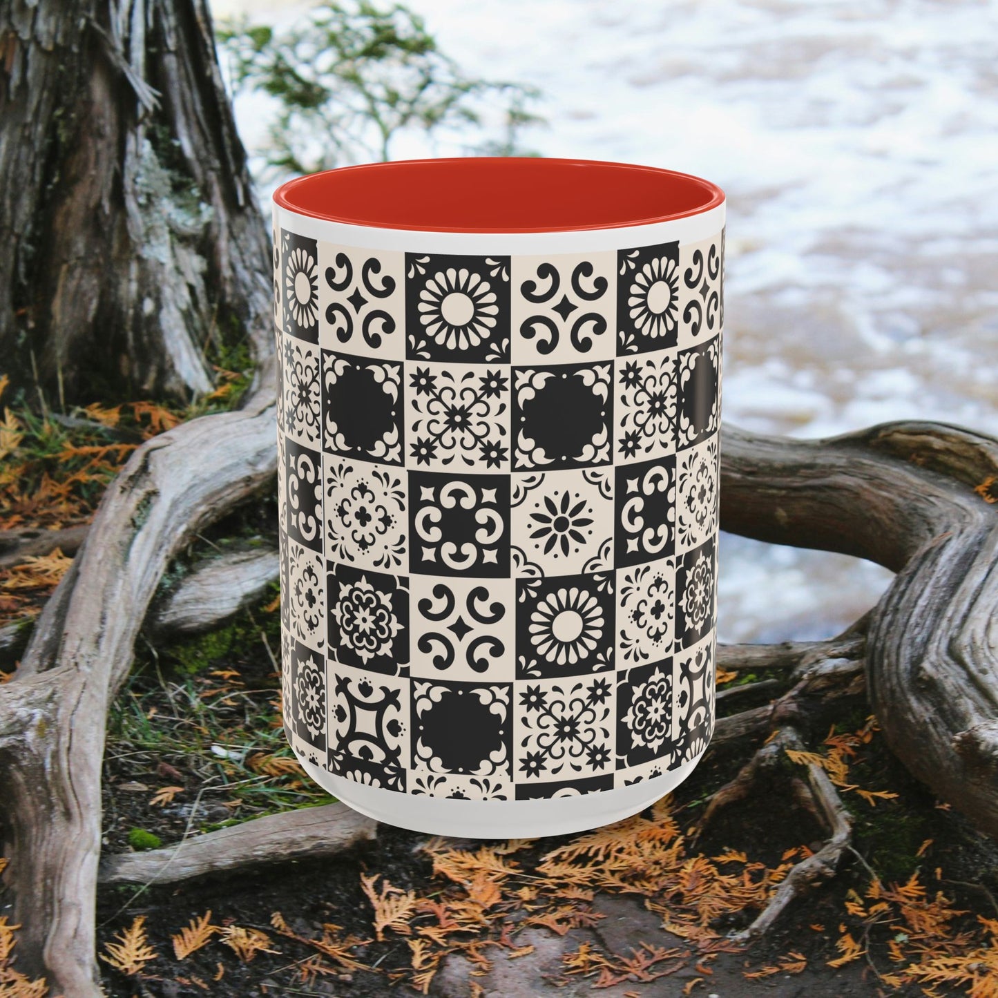 Accent Coffee Mug (11, 15oz)_ N+ Series ACMUG PT2WW004_ Limited Edition Mug by WesternWaves
