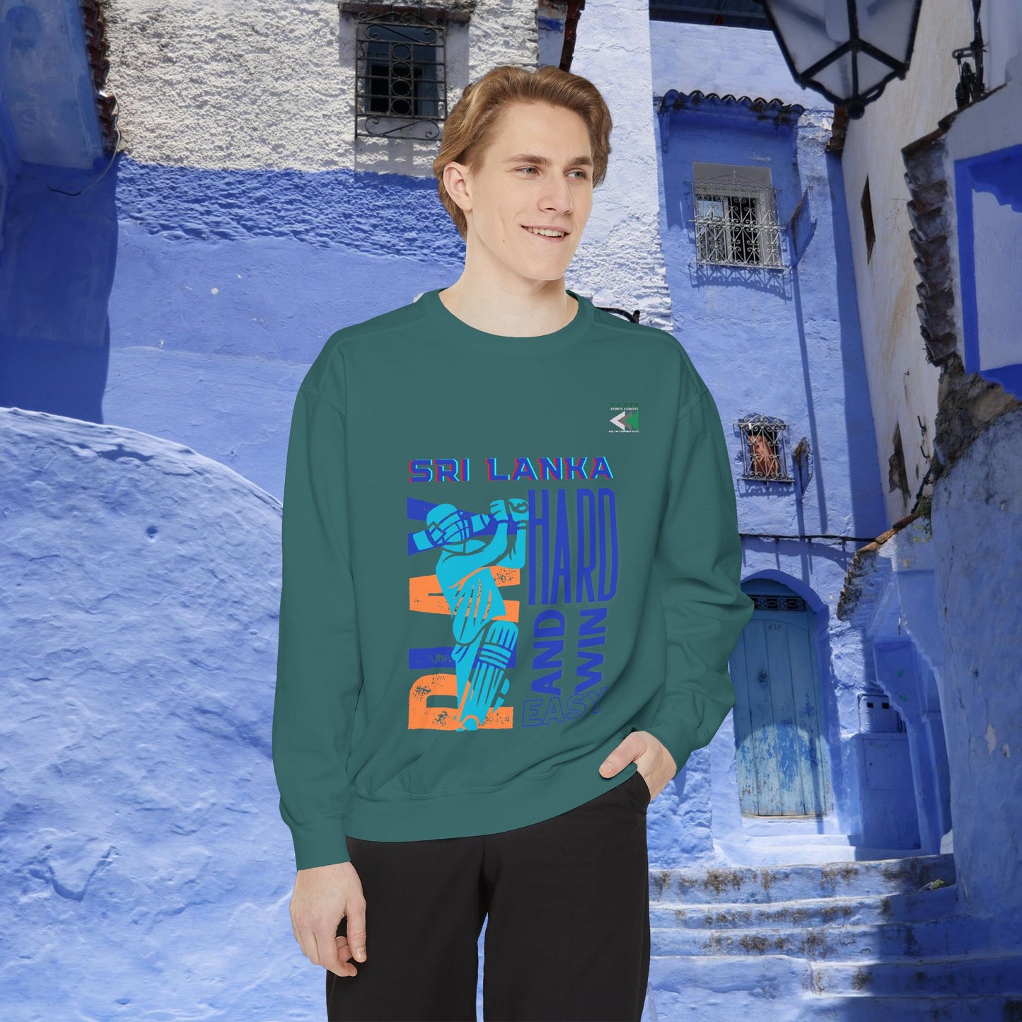 Unisex Garment-Dyed Sweatshirt_ N2 Series USGDSS PT2WW001_ Limited Edition Masterpiece of ‘ZeztZ’ Sports Brand Luxury & Casual Comfort by WesternWaves: