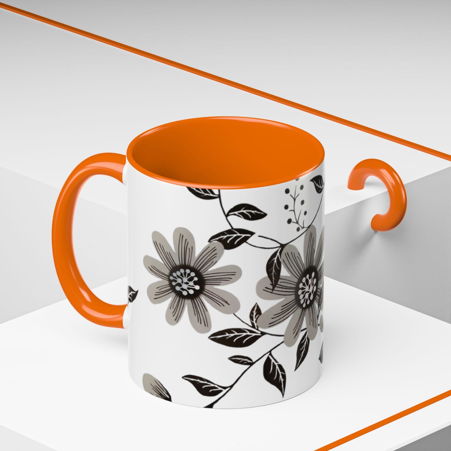 Accent Coffee Mug 11, 15oz_ N3+ Series ACM11OZ PT2WW015_ Limited Edition Perfect Blend of Style by WesternWaves: