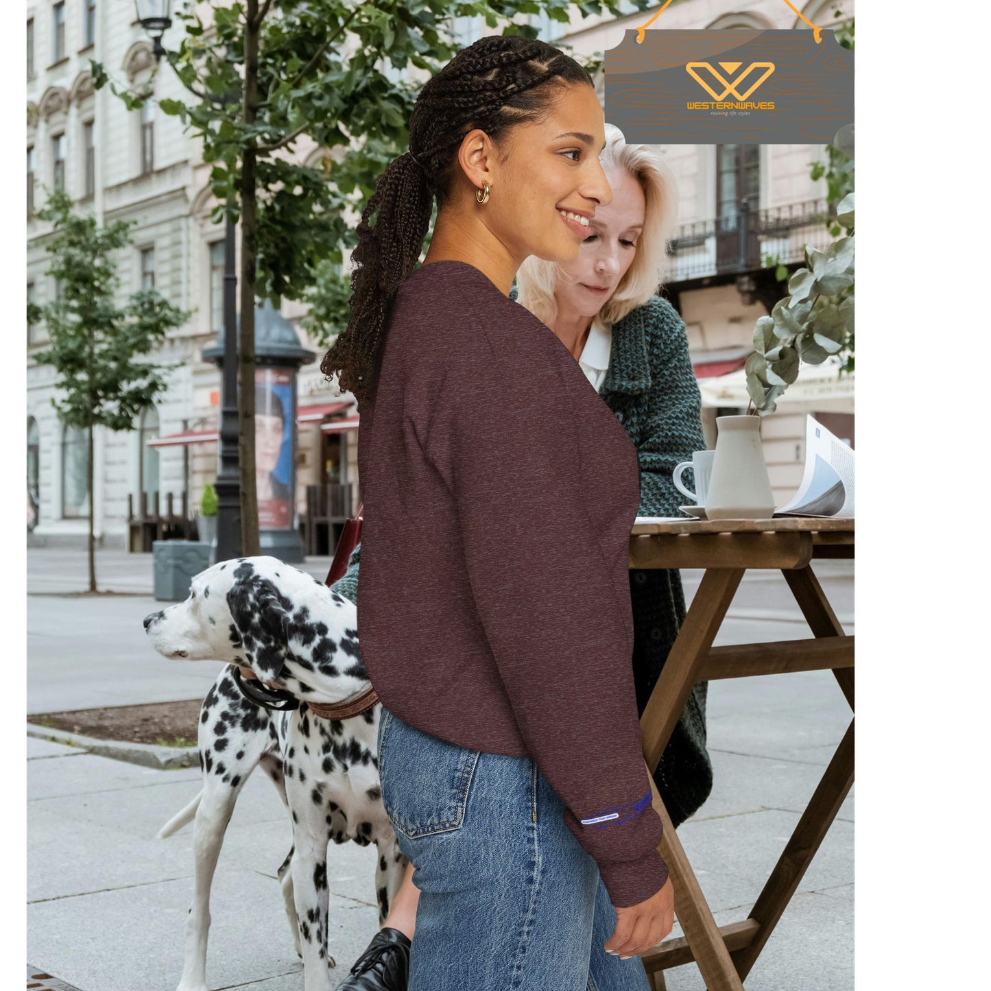 Unisex Heavy Blend™ Crewneck Sweatshirt_ N+ Series UHBCSS PT2WW028_ Limited Edition by WesternWaves: