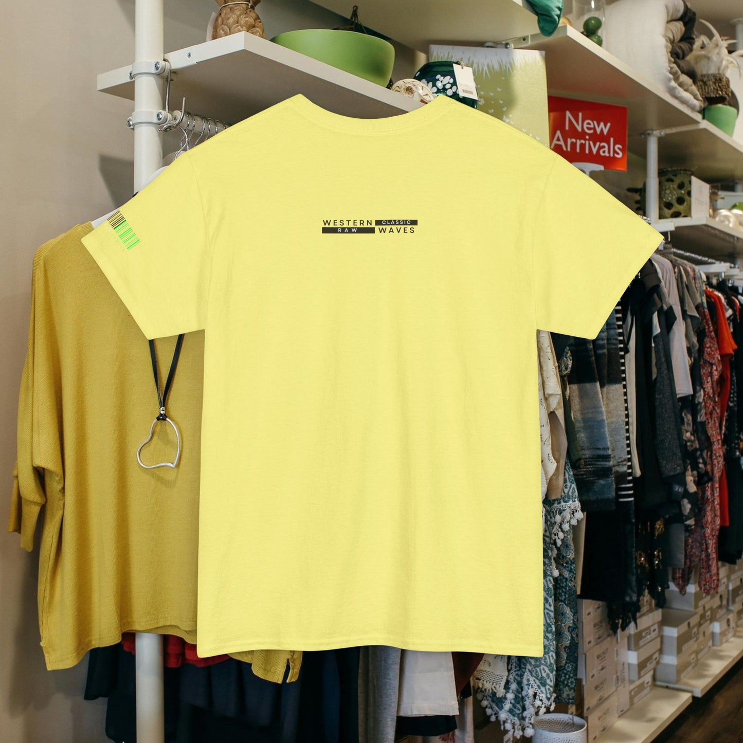 Unisex Heavy Cotton Tee_ Crafted from premium 100% cotton_ N2 Series UHCT PT2WW001_ Limited Edition Comfort & Durability by WesternWaves: