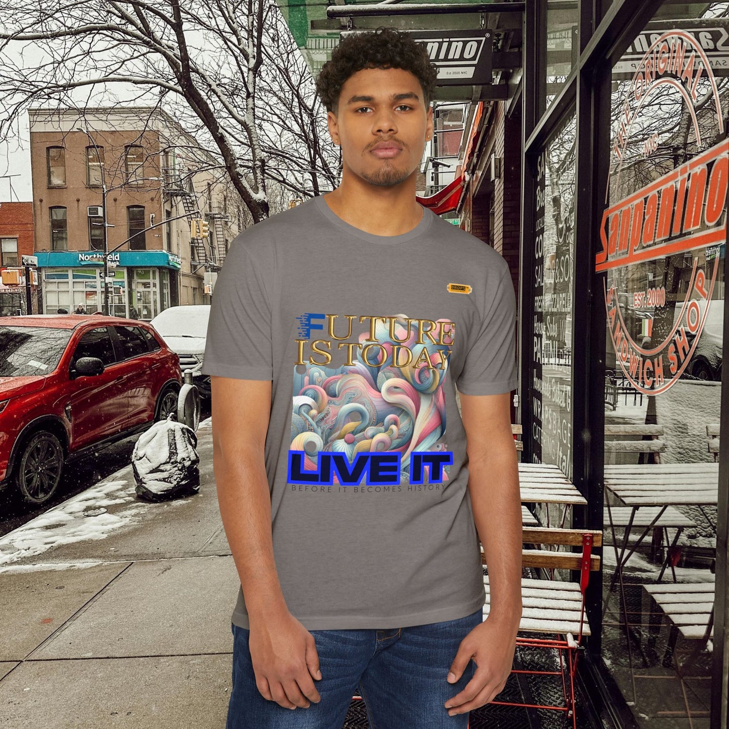 Unisex CVC Jersey T-shirt_ 16 June 2025_ Limited Edition Casual Fashion by WesternWaves: