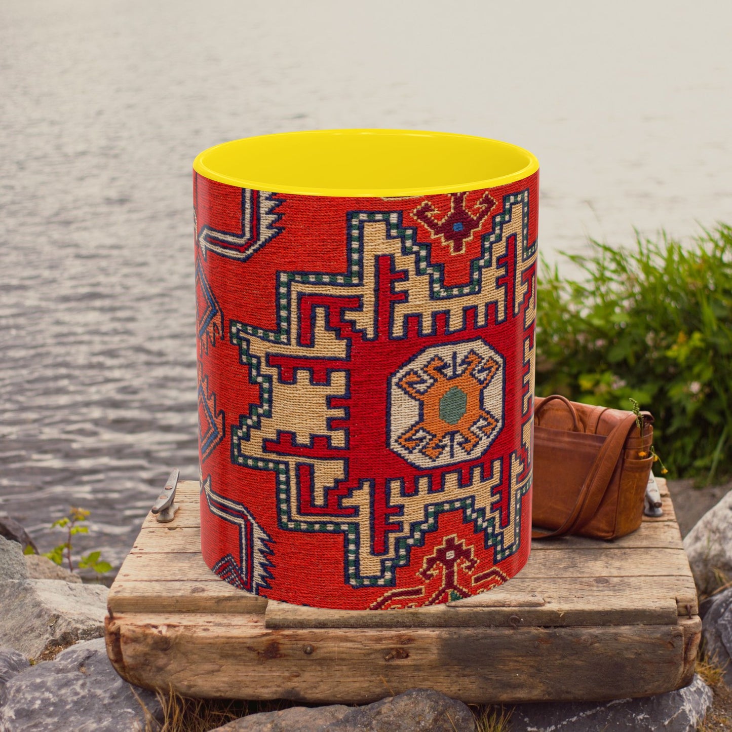 Accent Coffee Mug 11, 15oz_ N3+ Series ACM11OZ PT2WW019_ Limited Edition Perfect Blend of Style by WesternWaves: