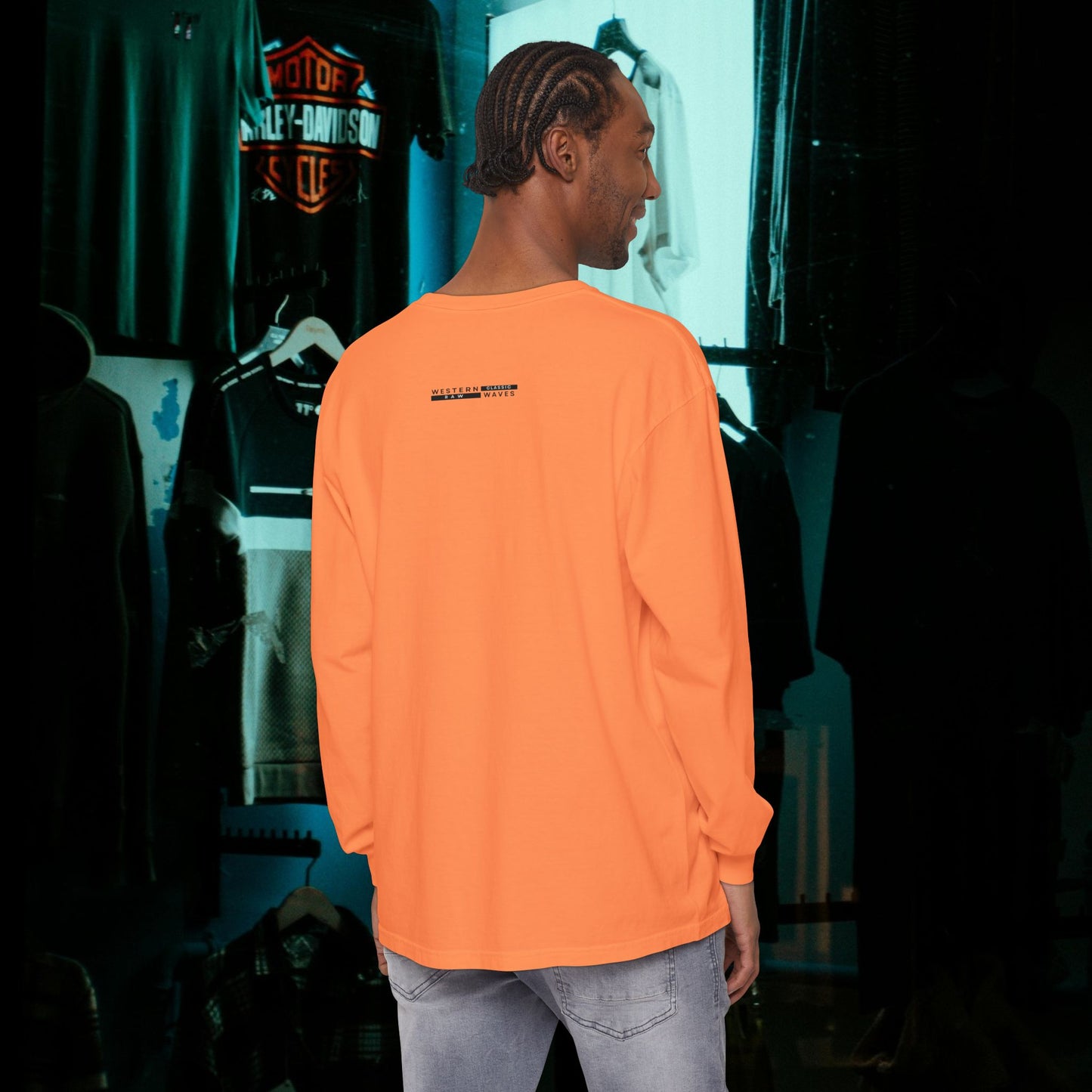 Unisex Long Sleeve T-Shirt_ N7 Series USLSTSHIRT PT2WW002_ Limited Edition Trendy Vibes by WesternWaves: