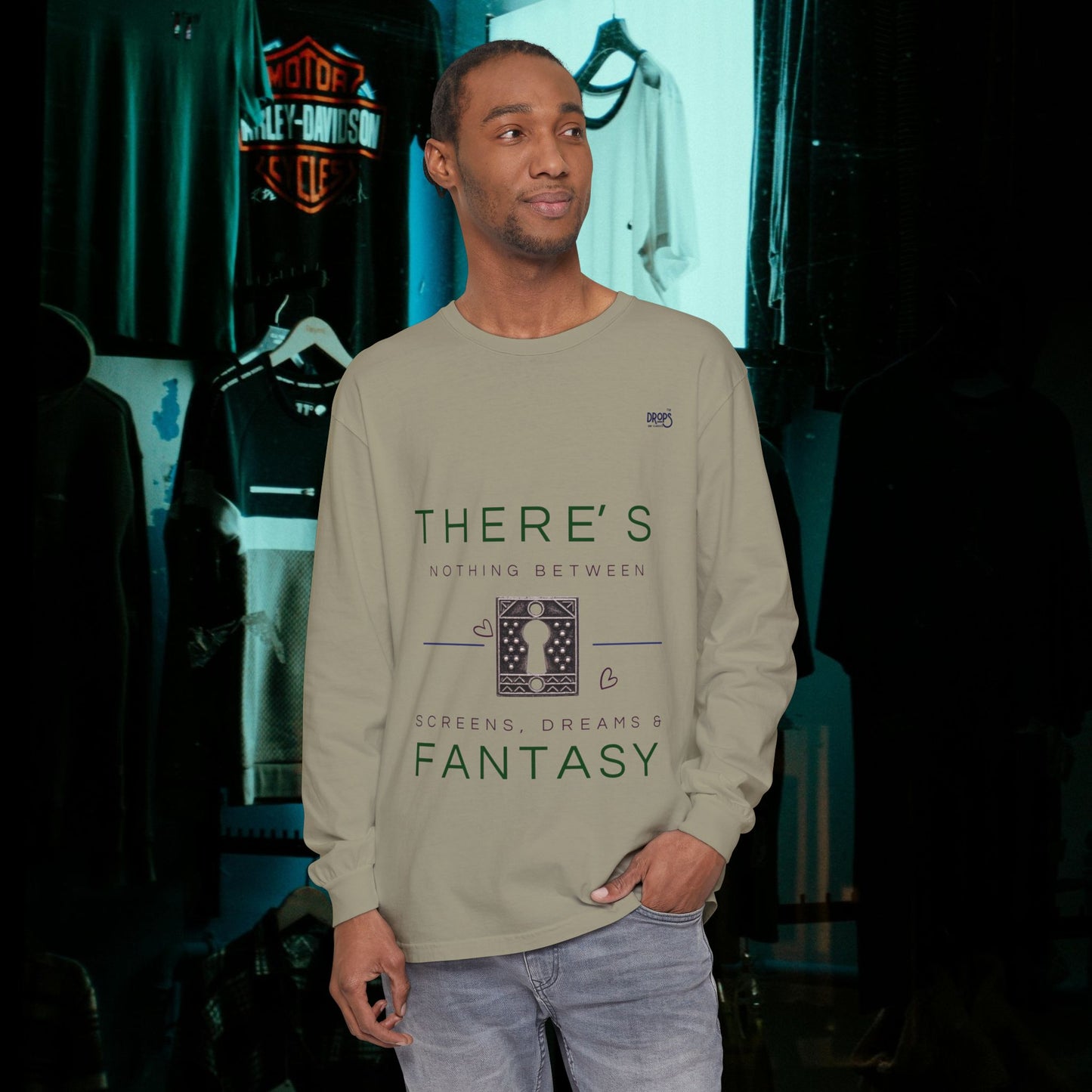 Unisex Long Sleeve T-Shirt_ N7+ Series USLSTSHIRT PT2WW001_ Limited Edition Trendy Vibes by WesternWaves: