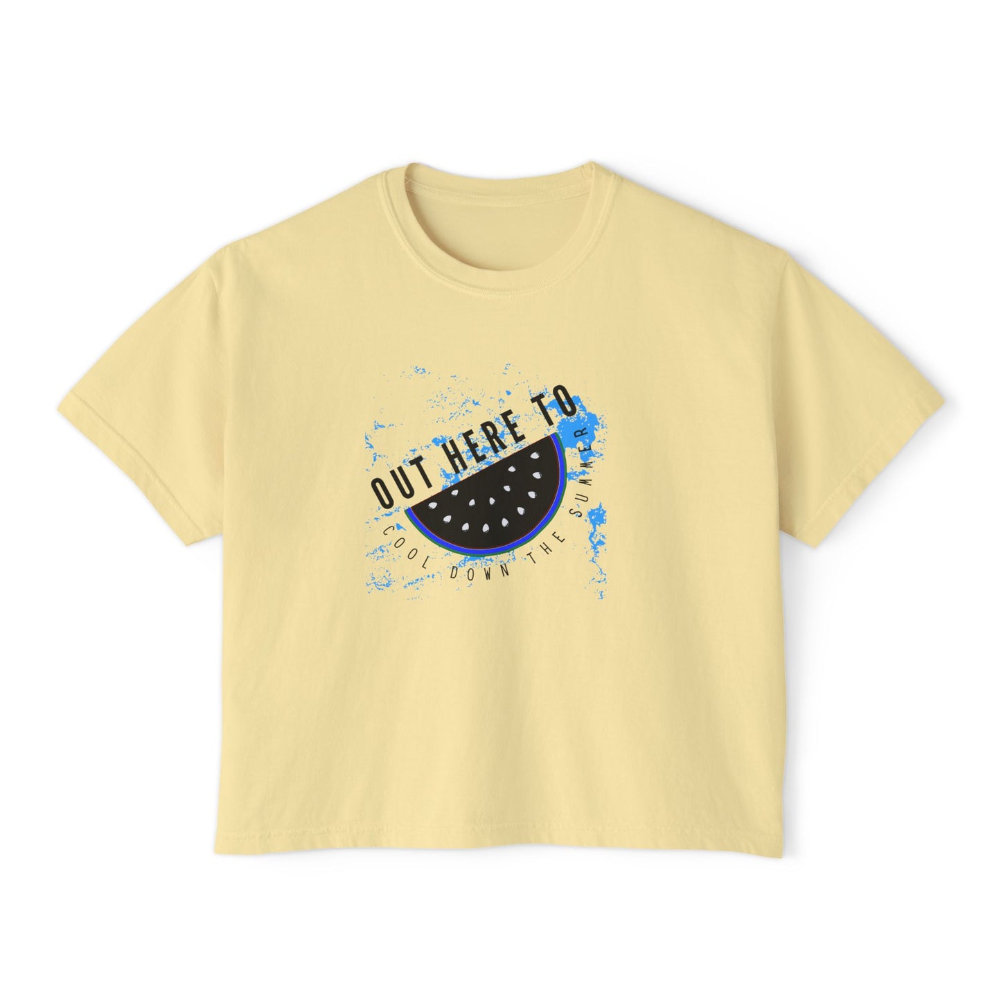 Women's Boxy Tee – N Series WBTEE PT2WW003_ limited edition Ethical Cotton Comfort by WesternWaves: