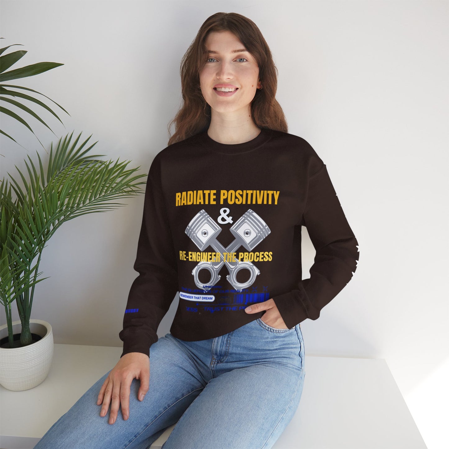 Unisex Heavy Blend™ Crewneck Sweatshirt_ N3+ Series UHBCSS PT2WW005_ Limited Edition Pure Luxury By WesternWaves: