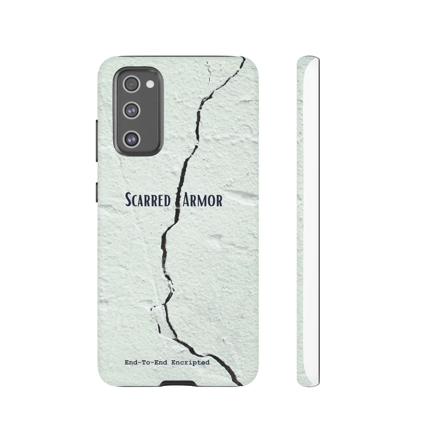 Tough Cases_ Samsung Galaxy Phone Case_ Series N8+ TCPCASE PT2WW003_ Limited Edition Scarred Armor Design Samsung Galaxy Phone Cases by WesternWaves: