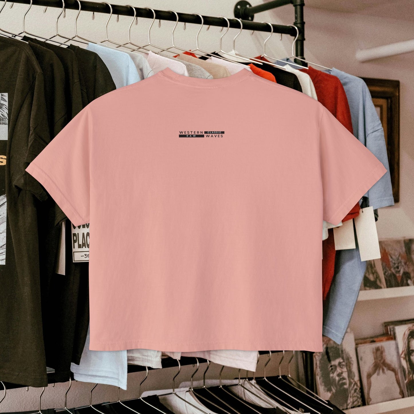 Women's Boxy Tee_ N3+ Series WBTEE PT2WW001_ limited edition by WesternWaves:
