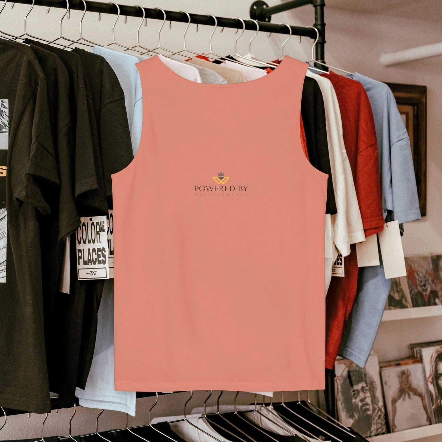 Unisex Garment-Dyed Tank Top_ 27 June 2025_ Limited Edition Summer Sports Apparel by WesternWaves: