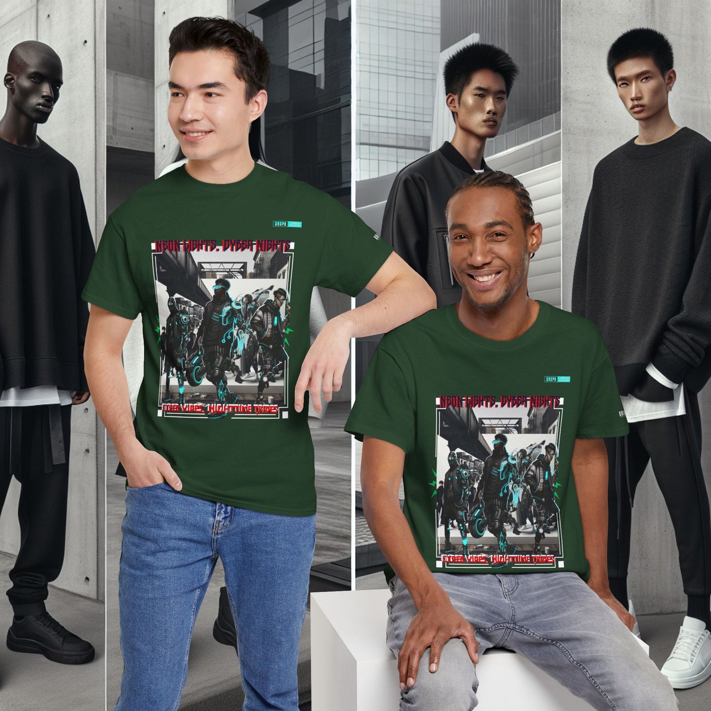 Unisex Heavy Cotton Tee_ N8+ Series USHOSTEE_ PT2WW003_ 01 Oct 2025_ Limited Edition Casual Wear by WesternWaves: