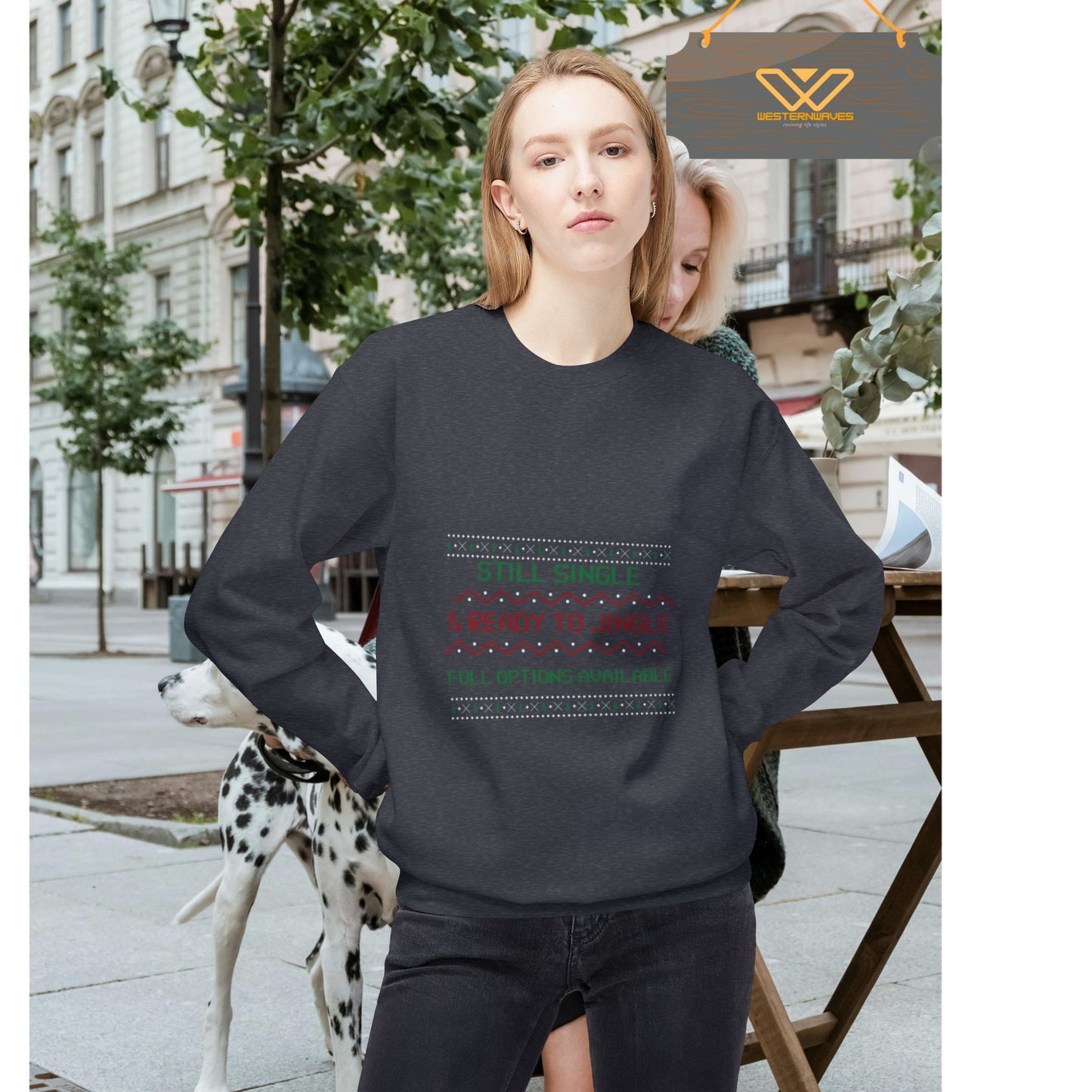 Softstyle Fleece Sweatshirt - N3+ Series SSFSS PT2WW001_ Limited Edition Cozy, Eco-Friendly, Unisex product by WesternWaves: