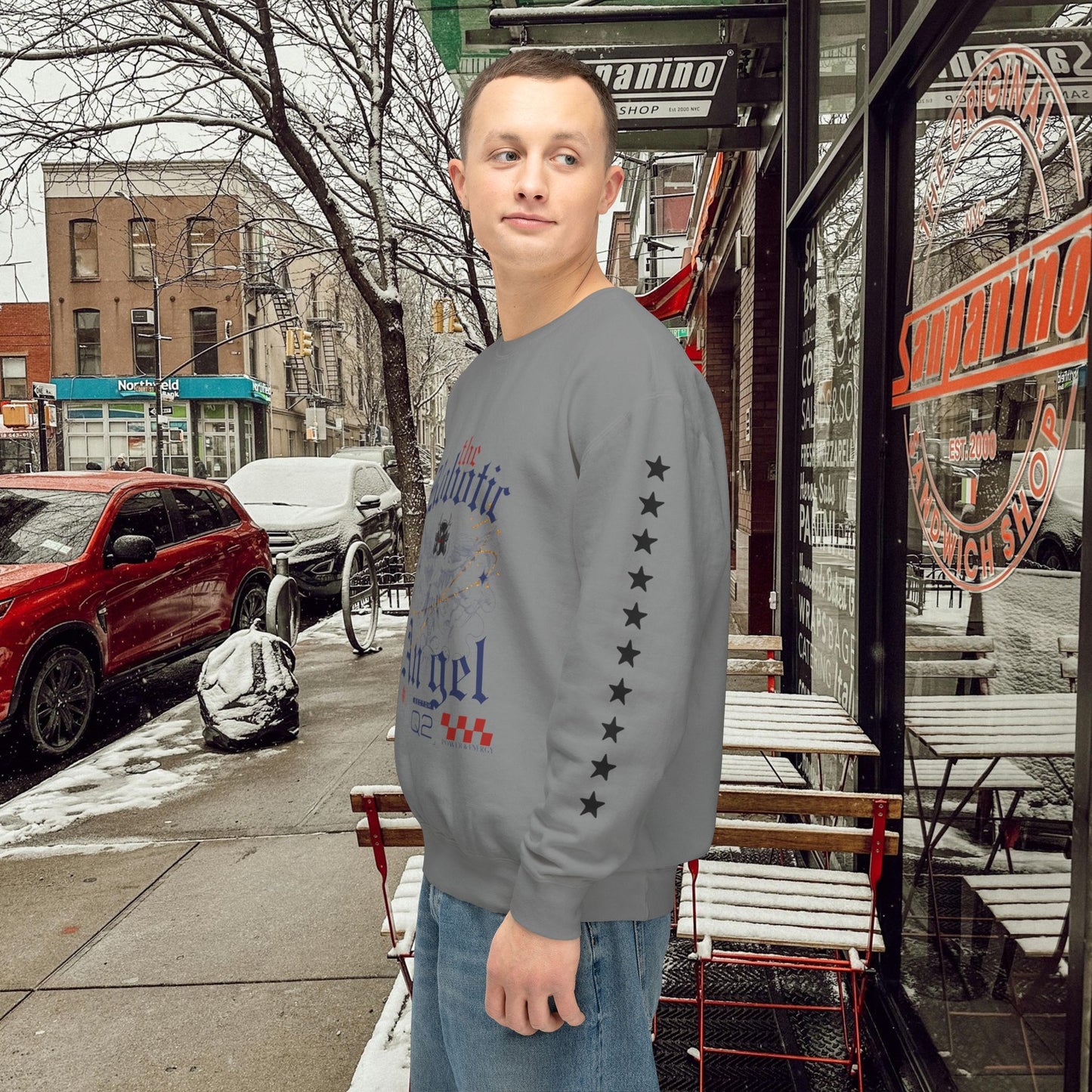 Unisex Lightweight Crewneck Sweatshirt_ N3+ Series ULWCSS PT2WW012_ Limited Edition Unparalleled Quality by WesternWaves: