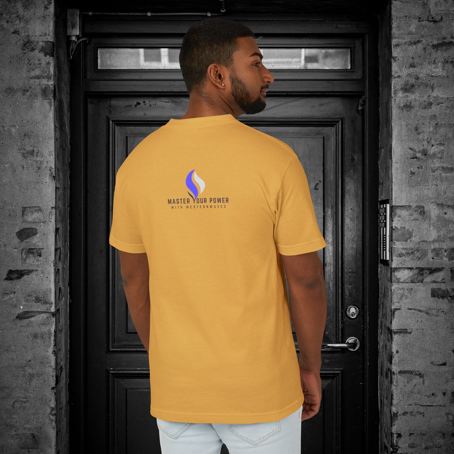 Unisex Garment-Dyed Heavyweight Cotton Tee_ N2+ Series USGDHWCTEE PT2WW008_ Limited Edition Statement of Style by WesternWaves: