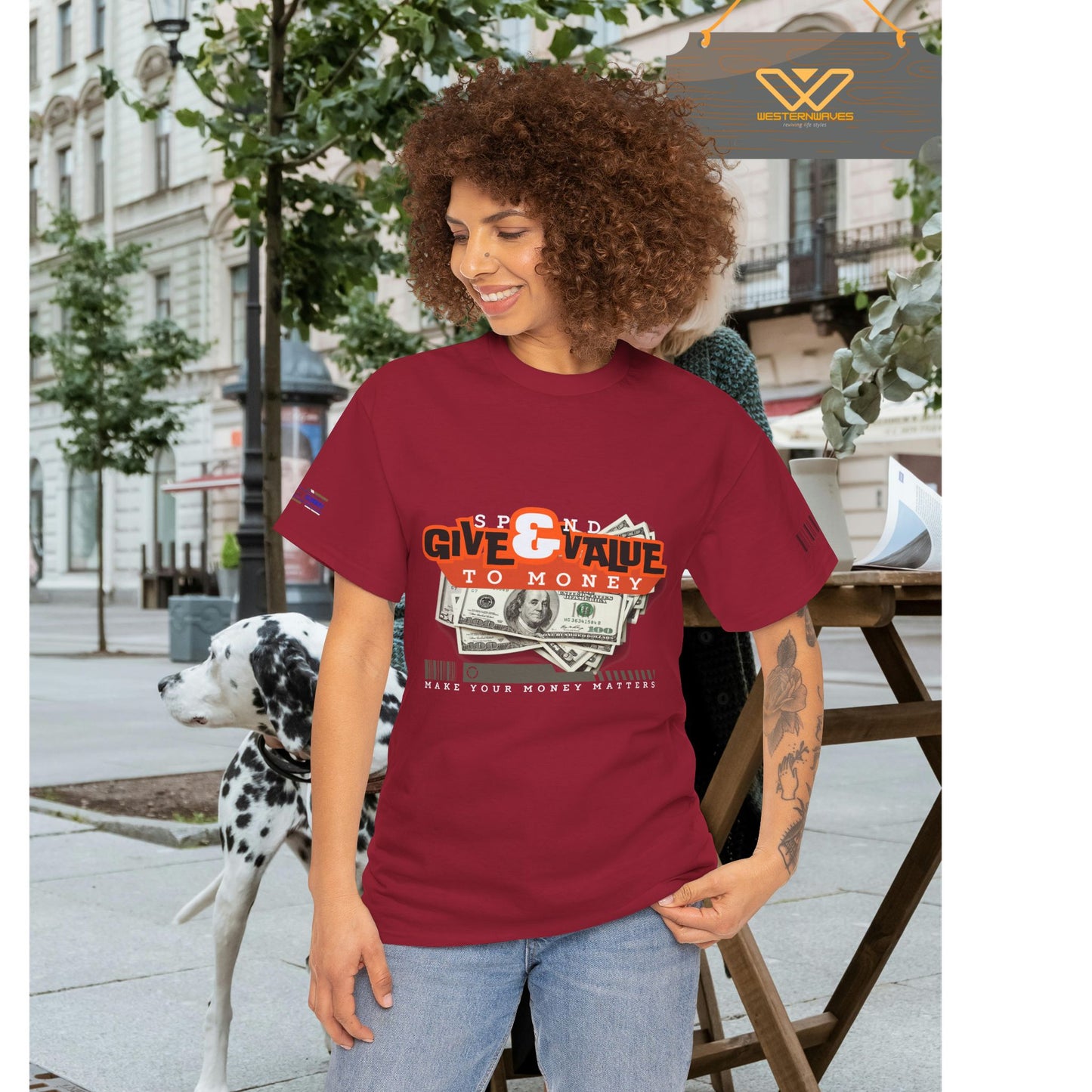 Unisex Heavy Cotton Tee_ Crafted from premium 100% cotton_ N3+ Series UHCT PT2WW013_ Limited Edition Maximum Comfort by WesternWaves: