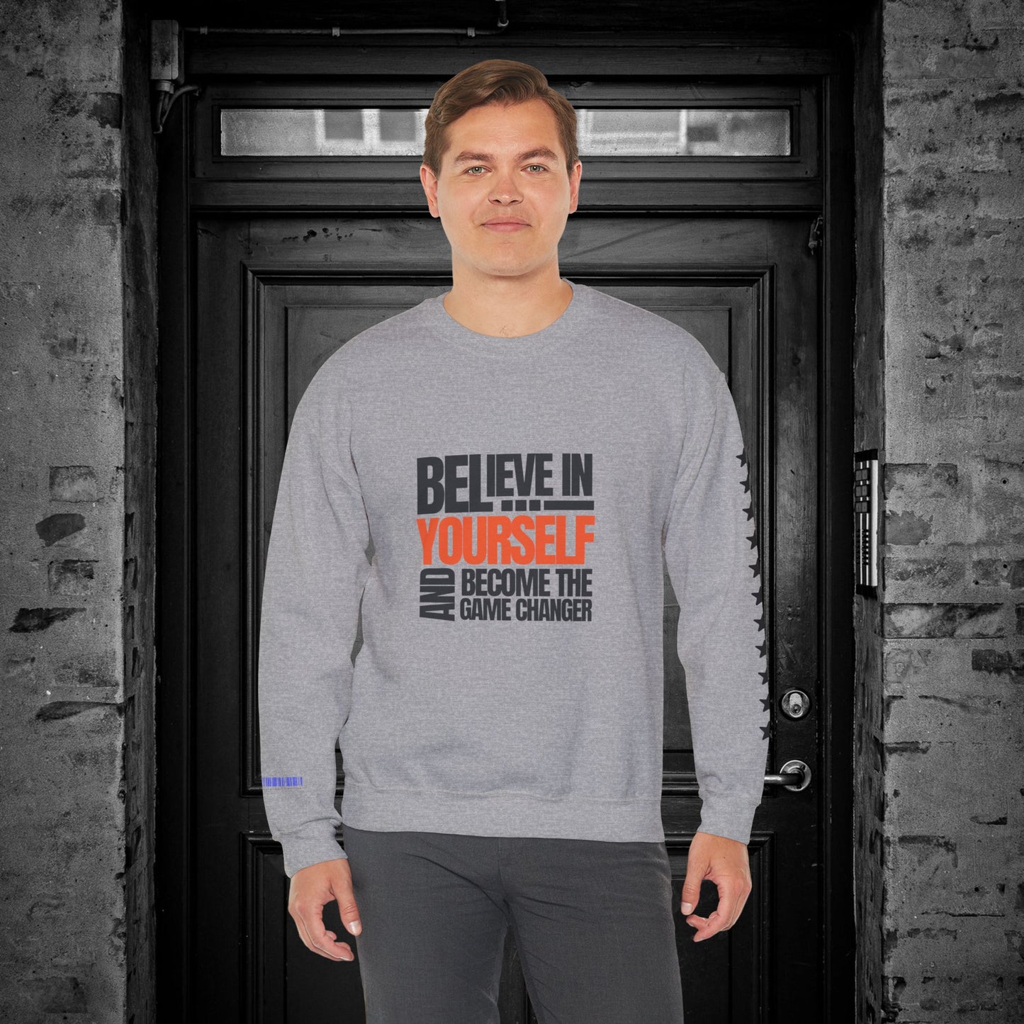 Unisex Heavy Blend™ Crewneck Sweatshirt_ N2+ Series UHBCSS PT2WW028_ Limited Edition Pure Luxury By WesternWaves:
