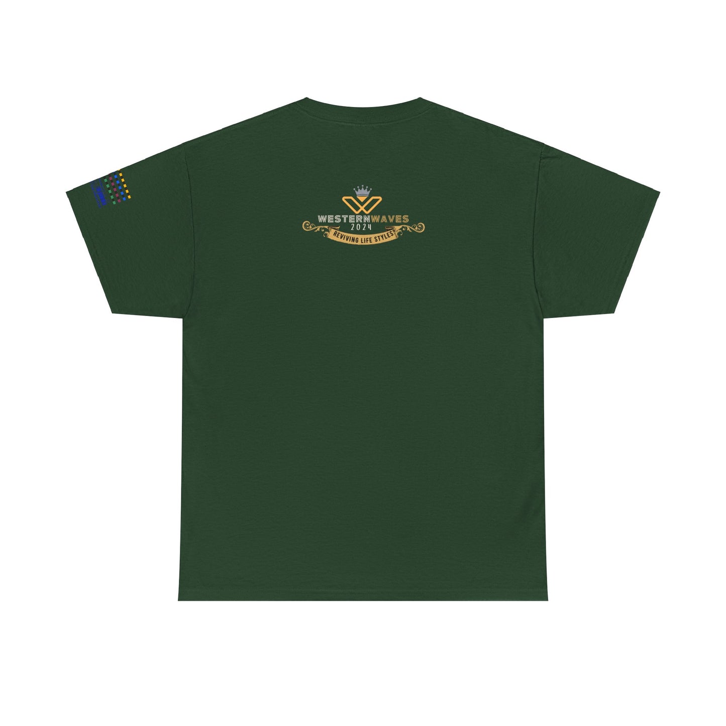 Unisex Heavy Cotton Tee_ Crafted from premium 100% cotton_ N+ Series UHCT PT2WV002_ Limited Edition by WesternWaves: