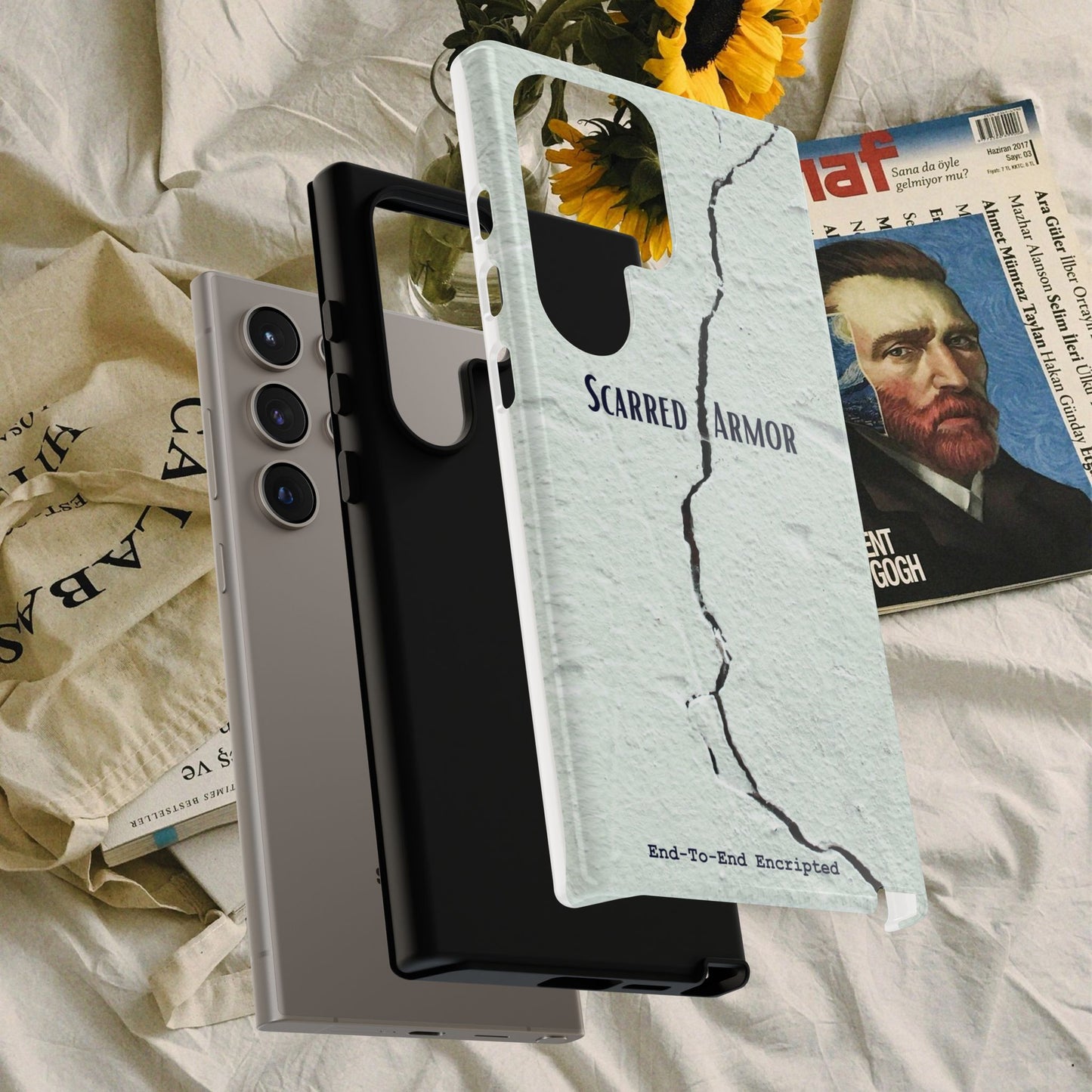Tough Cases_ Samsung Galaxy Phone Case_ Series N8+ TCPCASE PT2WW003_ Limited Edition Scarred Armor Design Samsung Galaxy Phone Cases by WesternWaves: