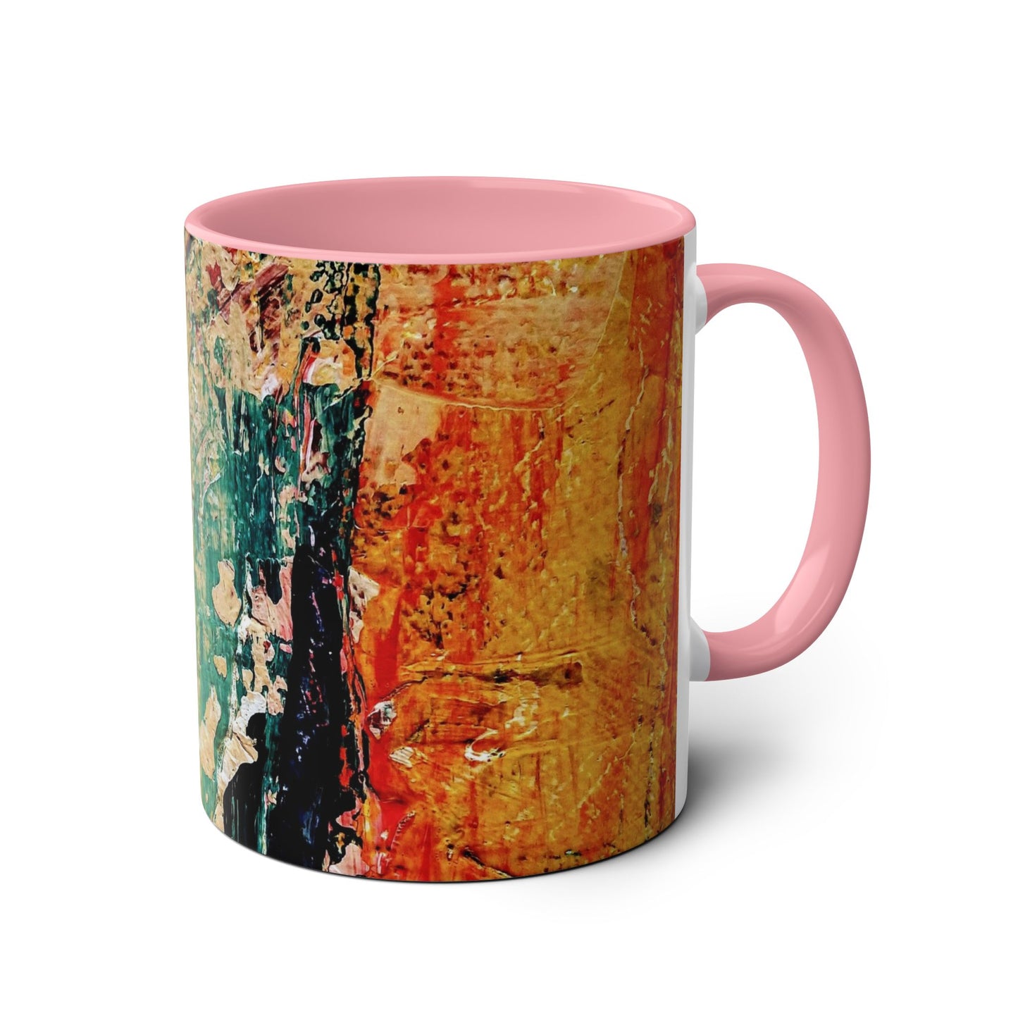 Two-Tone Coffee Mugs, 11oz_ N2+ Series TTCM11OZ PT2WW001_ Limited Edition by SPW of WesternWaves:
