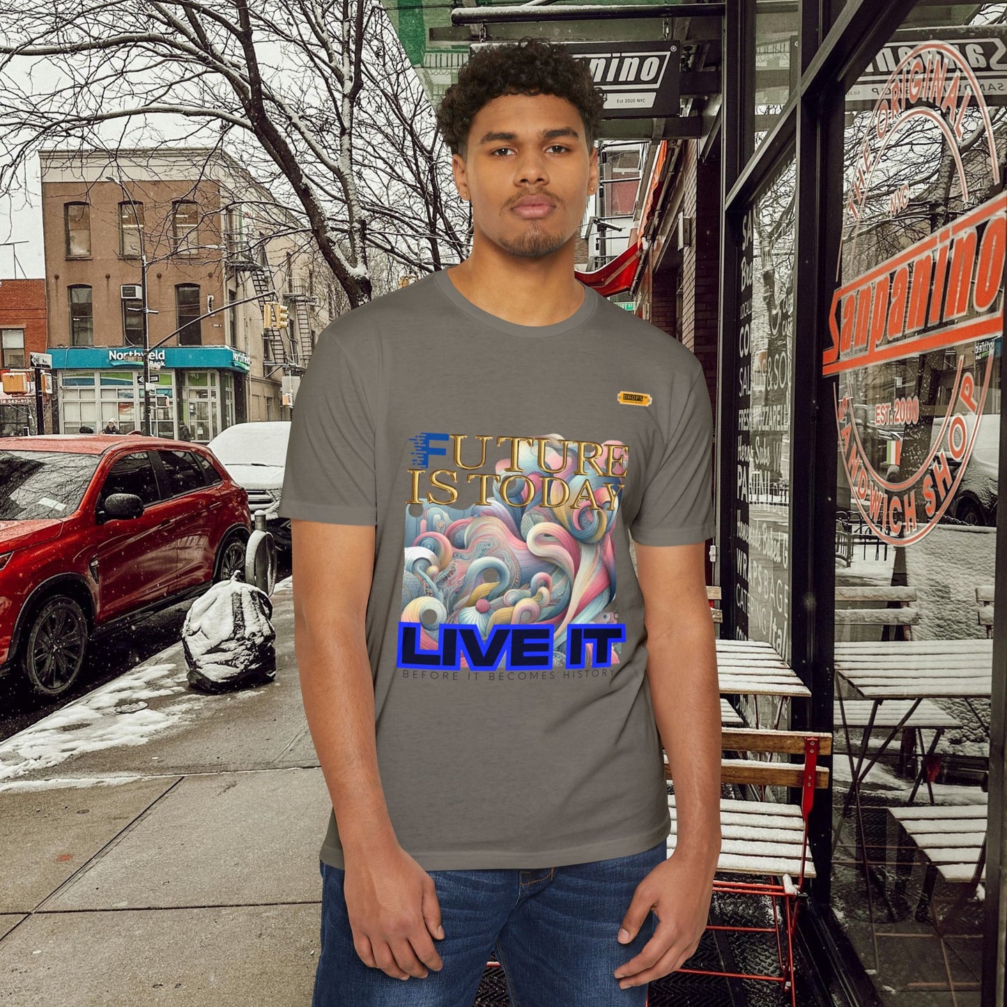 Unisex CVC Jersey T-shirt_ 16 June 2025_ Limited Edition Casual Fashion by WesternWaves: