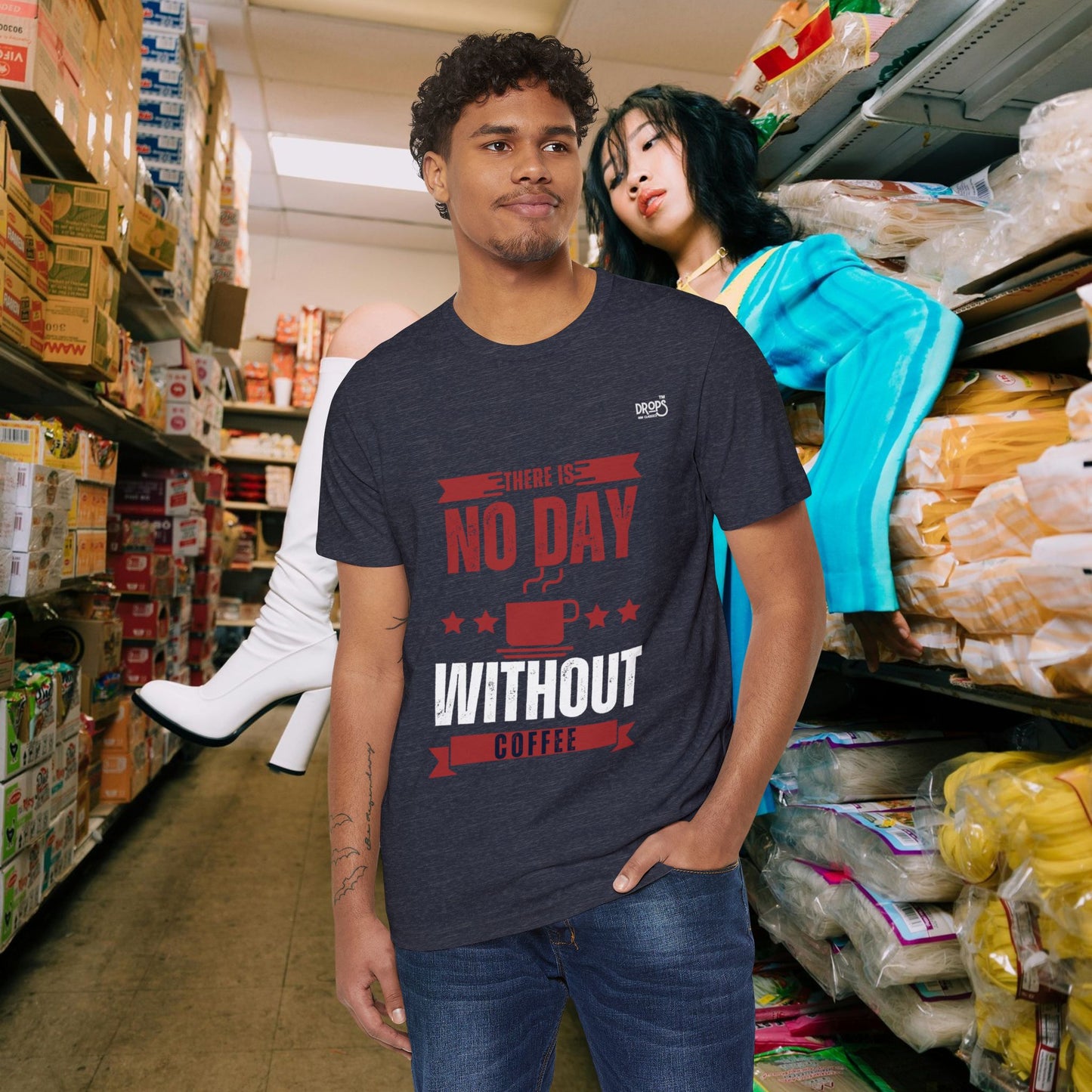 Unisex Recycled Organic T-Shirt_ N7* Series USRCOTS PT2WW001_ Limited Edition by WesternWaves: