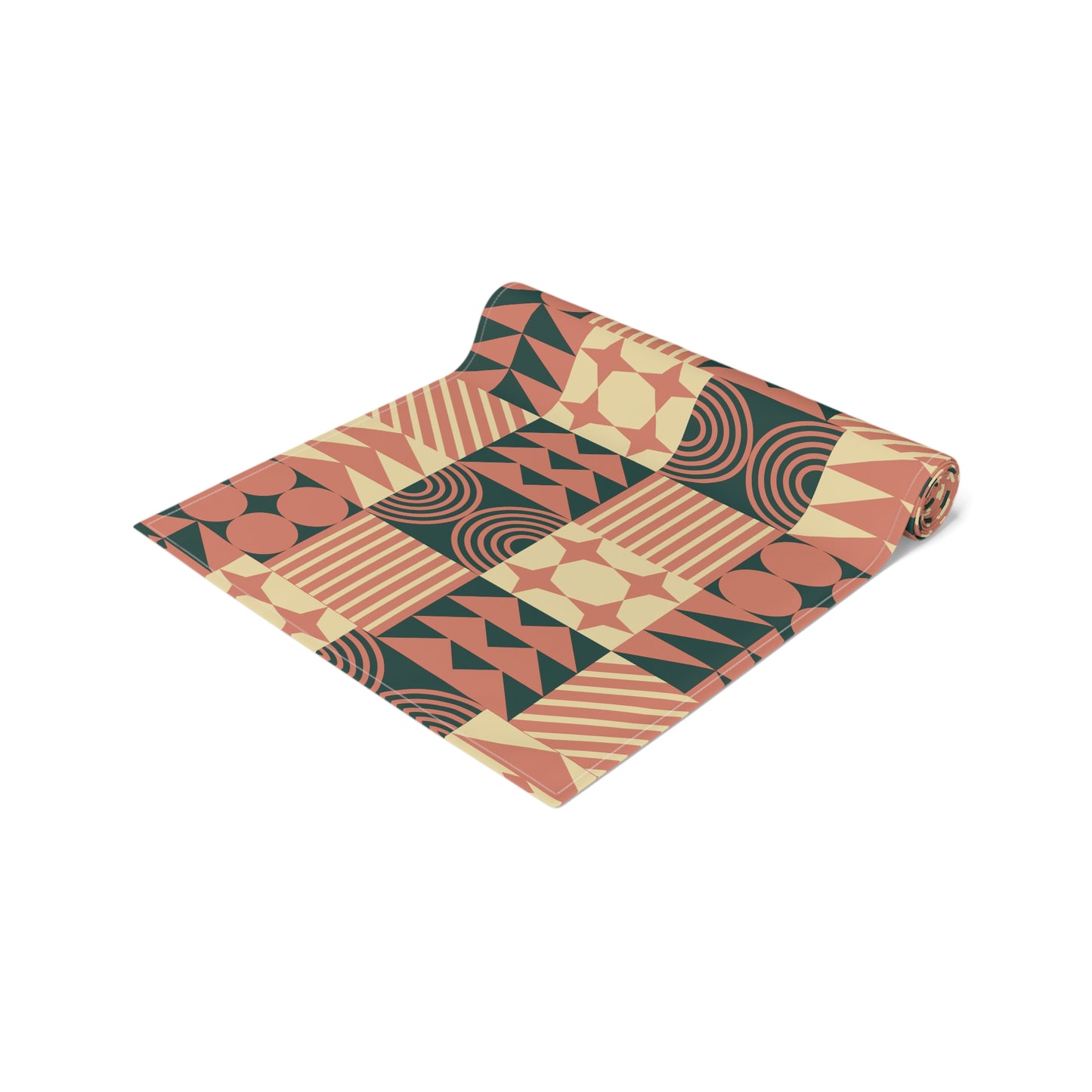 Table Runner (Cotton, Poly)_ Elegant Black Rare Design of a Table Runner_ N7+ Series TRUNNER PT2WW002_ Limited Edition by WesternWaves_