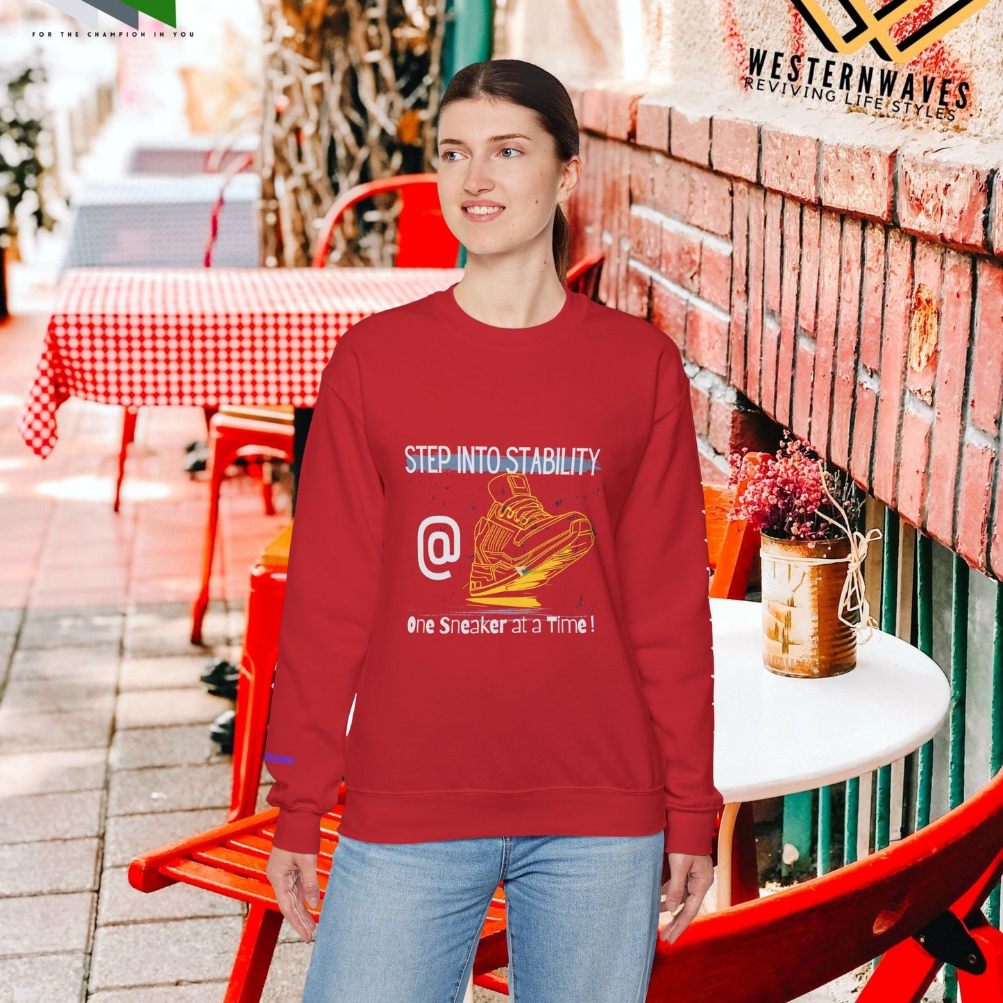 Unisex Heavy Blend™ Crewneck Sweatshirt_ N3+ Series UHBCSS PT2WW033_ Limited Edition Pure Luxury By WesternWaves: