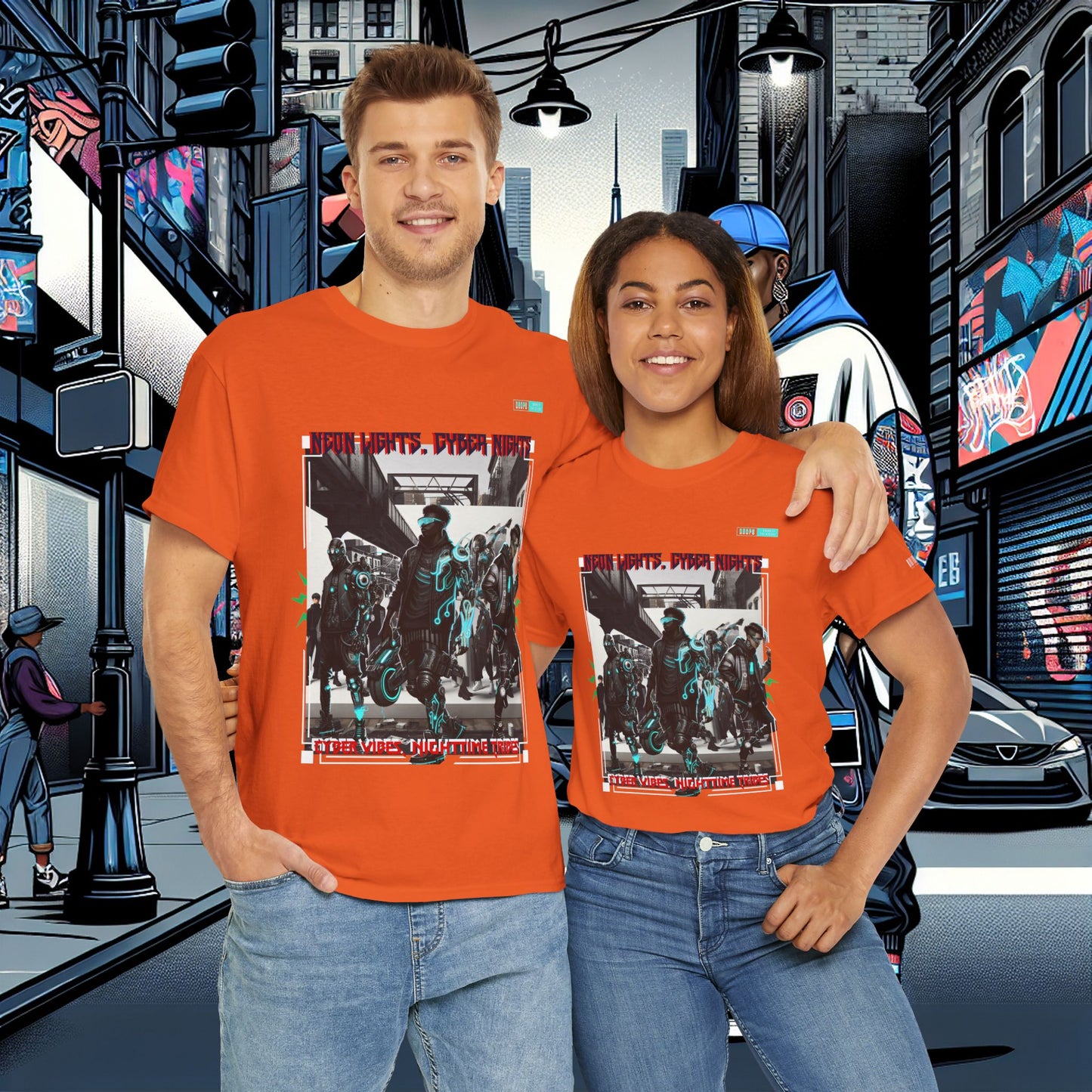 Unisex Heavy Cotton Tee_ N8+ Series USHOSTEE_ PT2WW003_ 01 Oct 2025_ Limited Edition Casual Wear by WesternWaves: