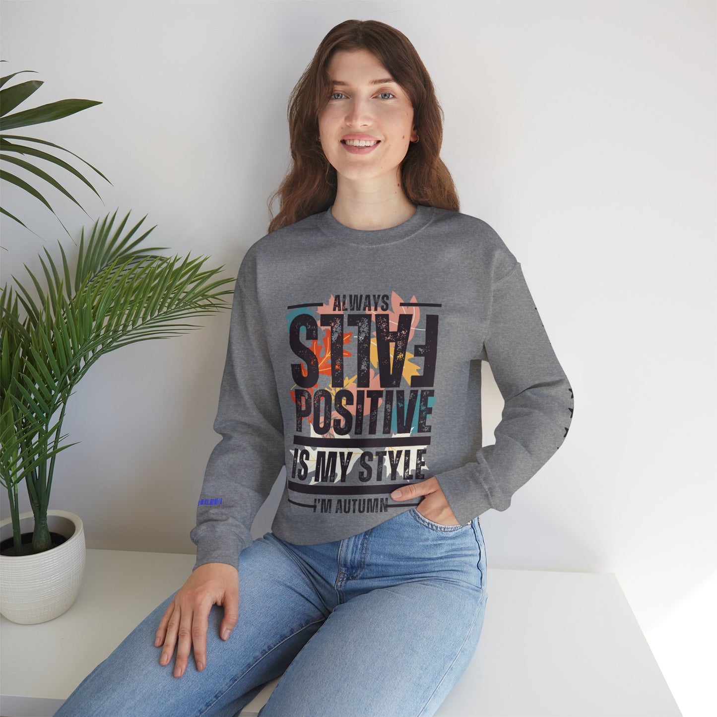 Unisex Heavy Blend™ Crewneck Sweatshirt_ N2+ Series UHBCSS PT2WW027_ Limited Edition Pure Luxury By WesternWaves: